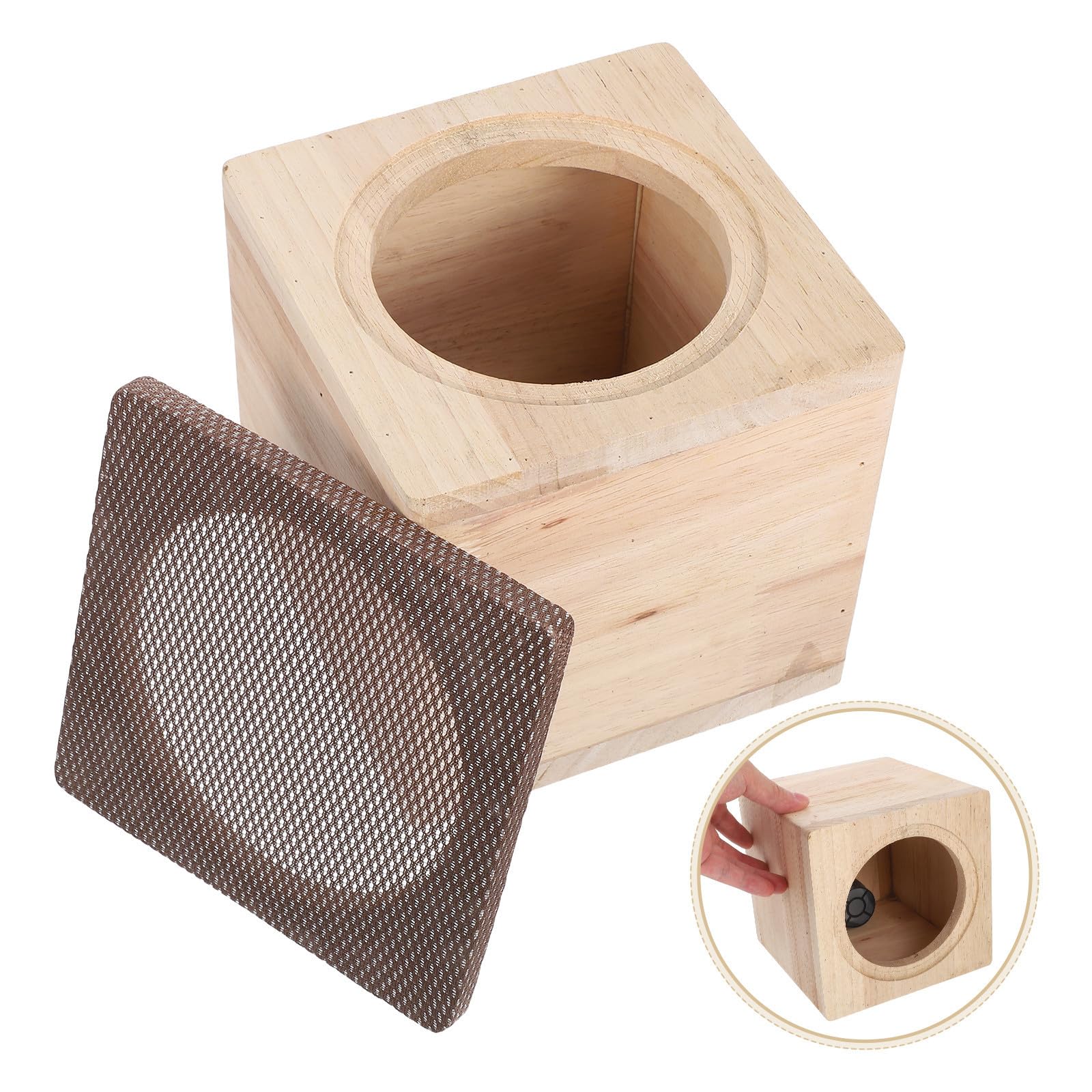 BESTonZON LKW Lautsprecherbox für 4 Zoll Lautsprecher mit Eleganter Oberfläche und Vibrationsminimierendem Design für Lange Straßenfahrten und Täglichen Gebrauch