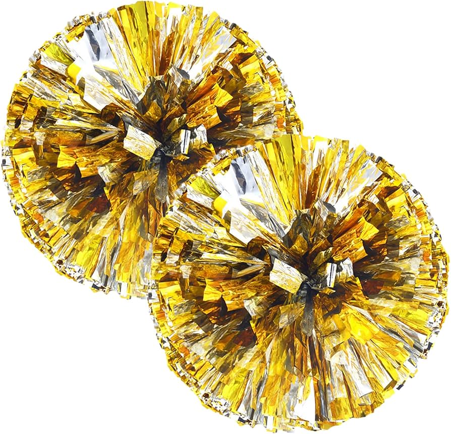 Amazon.co.jp: ポンポンチア | 赤と白のポム 2 個 - チアリーディング