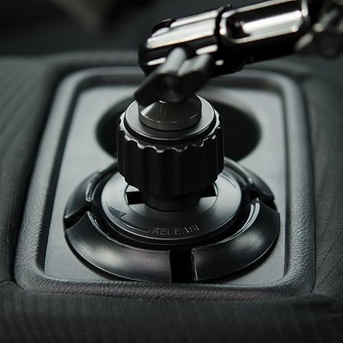 Miniatura 3 de Tackform Soporte para portavasos de tableta para automóvil o camión Serie Enduro Soporte ELD resistente - Brazo ajustable de aluminio de 3 vías con