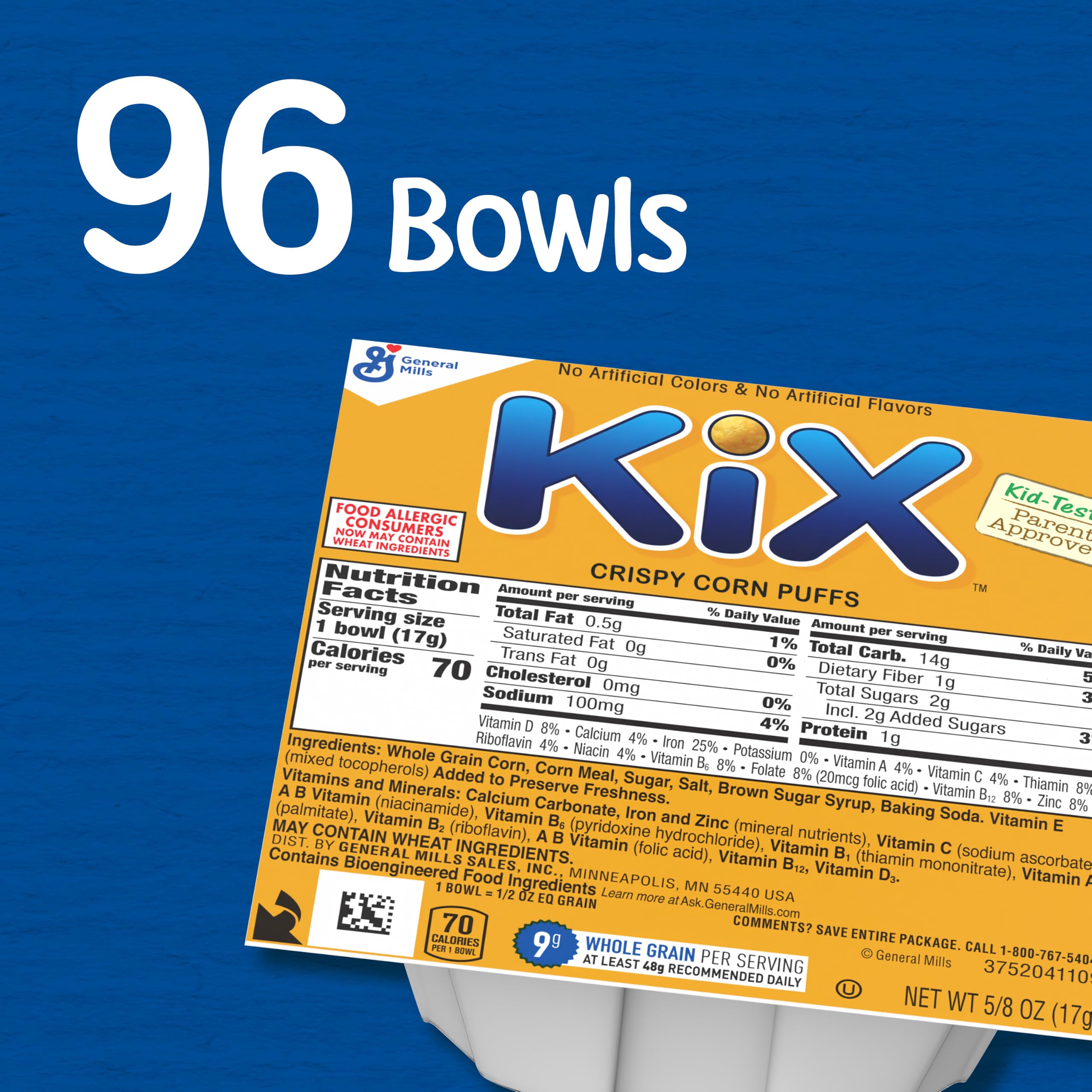 Kix Cereal Bowlpak