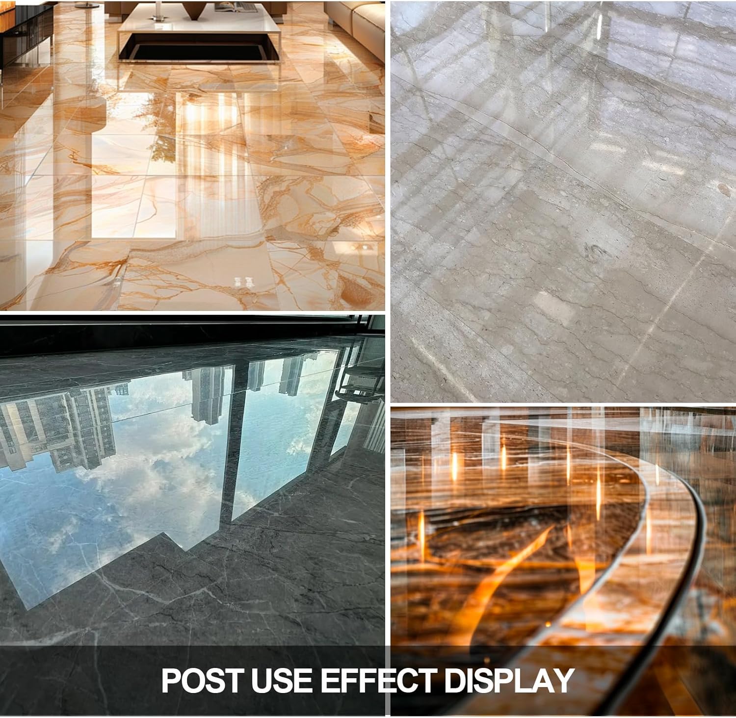 Marble Polishing Paste – for Marble, Granite & Engineered Stone – Restores Gloss, Removes Etching & Water Spots – Surface Cleaner & Shine Enhancer for Kitchens & Bathrooms – 2.2LB