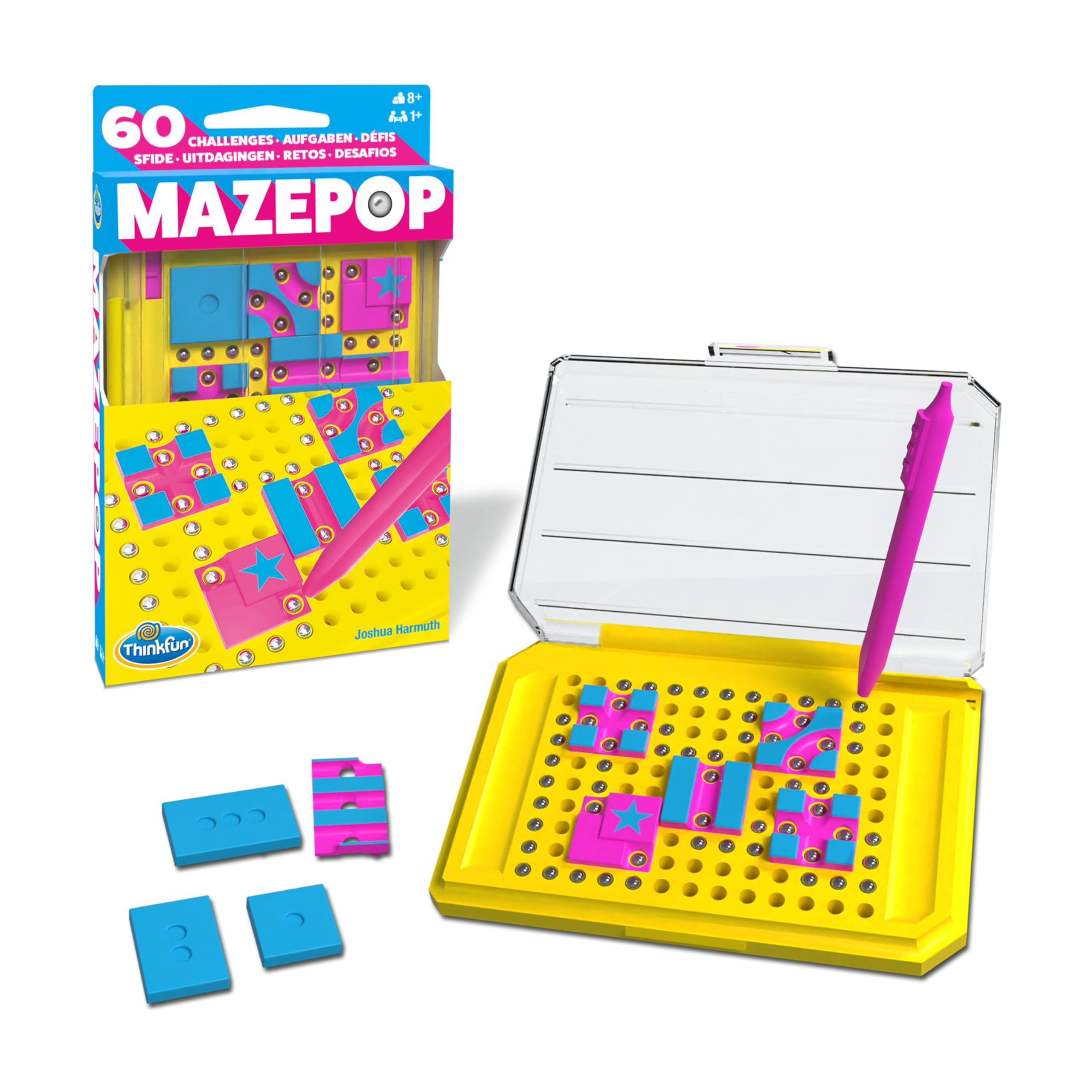 ThinkFun -76691- MAZEPOP - Das herausfordernde Logikspiel für kluge Köpfe
