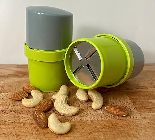 Miniatura 3 de Picador de nueces, molinillo, rebanador y cortador de frutas secas perfecto para aderezos y adornar batidos, ensaladas, postres, sopas. Ideal para