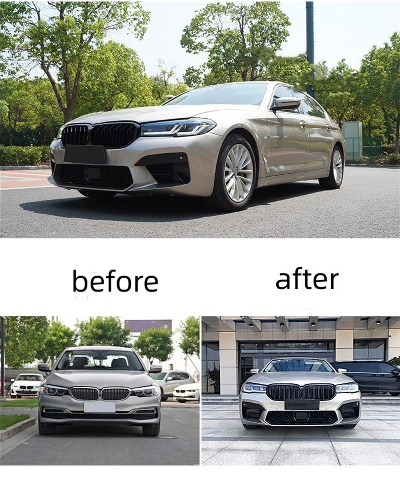 Migliora la sicurezza della guida notturna Accessorio Per Auto Lente Proiettore Fari Per BMW G30 G31 2017-2021 DRL Fendinebbia Rimorchio Segnale Di Svolta Plug And Play