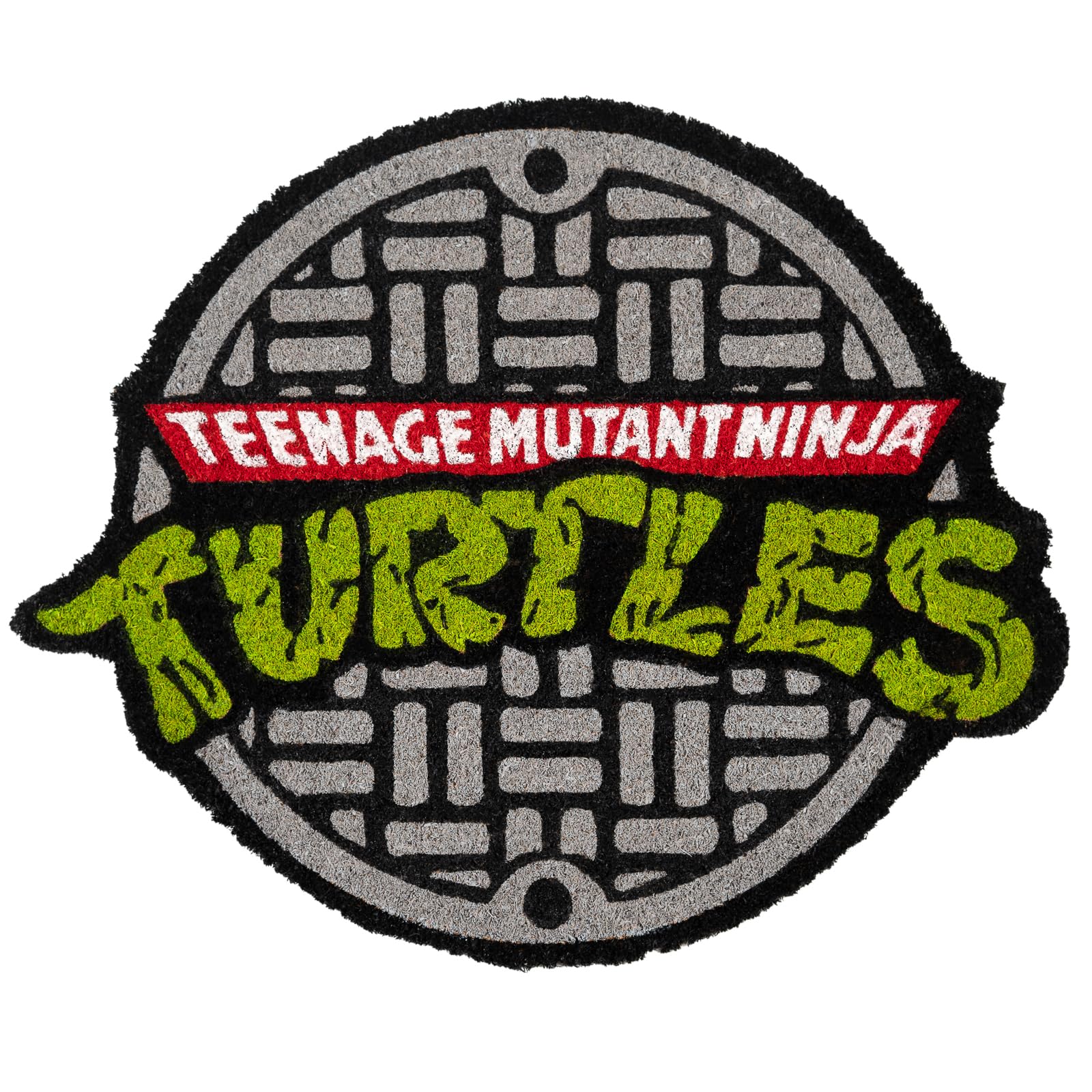 Grupo Erik Ninja Turtles Door Mat - Teenage Mutant Gifts | 21.6 X 17.7 In - 55 X 45 Cm Coconut Coir, Waterproof, Non Slip Door Mats Indoor & Outdoor | Nickelodeon