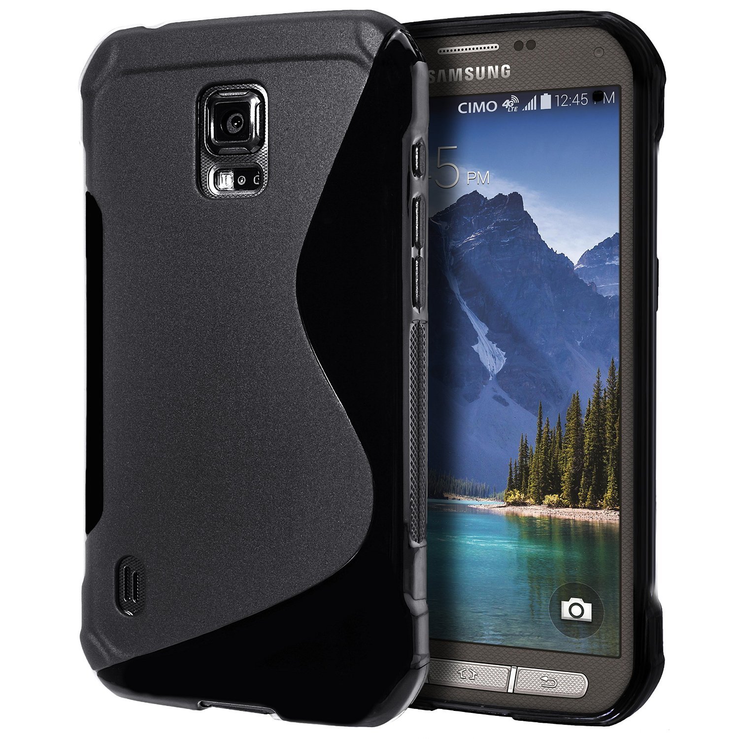 Amazon.co.jp: 【ノーブランド品】GALAXY S5 ACTIVE TPU グリップ 