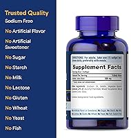 Vista 6 de Puritan's Pride - Ácido alfa lipoico de 300 mg, apoya la salud antioxidante, 120