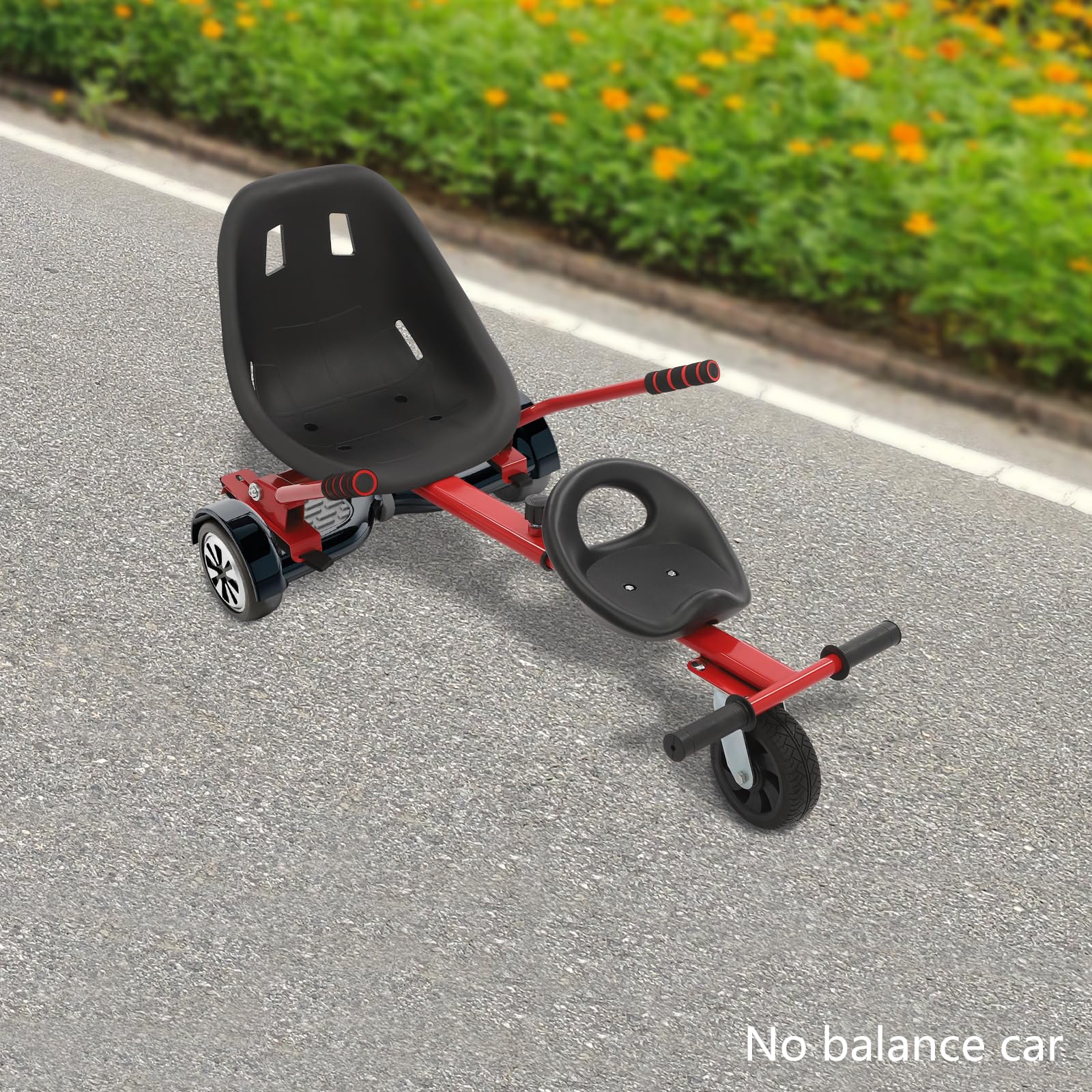 Siège de Balance Scooter Siège pour Hoverboard et Kart Cadre Réglable de la Trottinette d'équilibre Avec Poignée,Pour Scooter d'équilibre de 6,5-10 Pouces