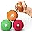 Serenilite 3 Ball Bundle Green, Orange, Red - Stress Balls, Anxiety Relief Items, Grip Strength Trainer, Meditation Accessories, Physical Therapy Equipment, Fidget Ball, Stress Balls for Adults