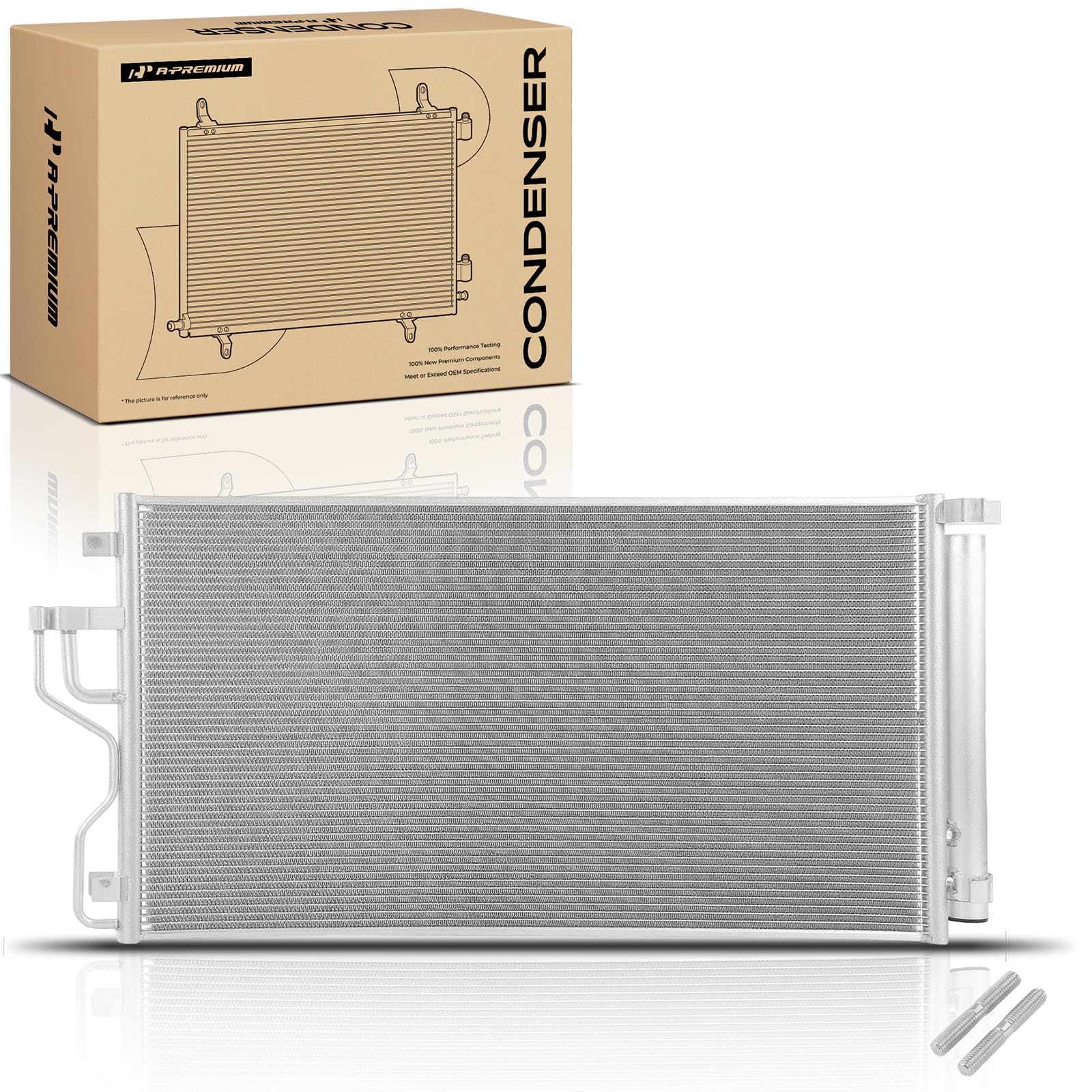 Photo 1 of ***DAMAGED***
A-Premium Air Conditioning A/C Condenser Compatible with Hyundai Tucson 2010-2015 2.0L 2.4L & Kia Sportage 2011-2016 2.4L, Replace# 976062S500