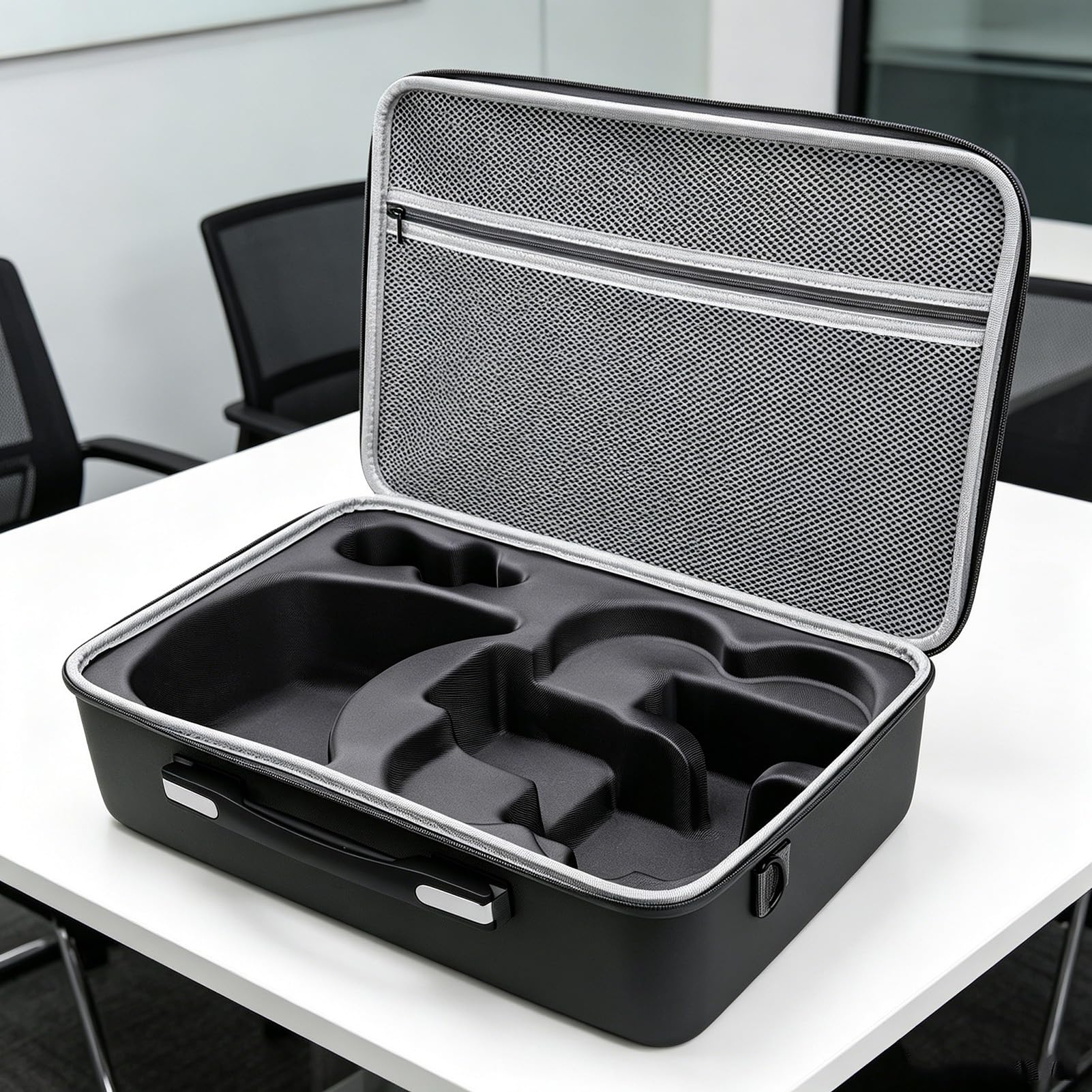 Custodia da Trasporto per Drone per Avata 360, Borsa Rigida Impermeabile Antiurto con Tracolla, Custodia da Viaggio Personalizzata per Drone, Occhiali, Hub di Ricarica, 4