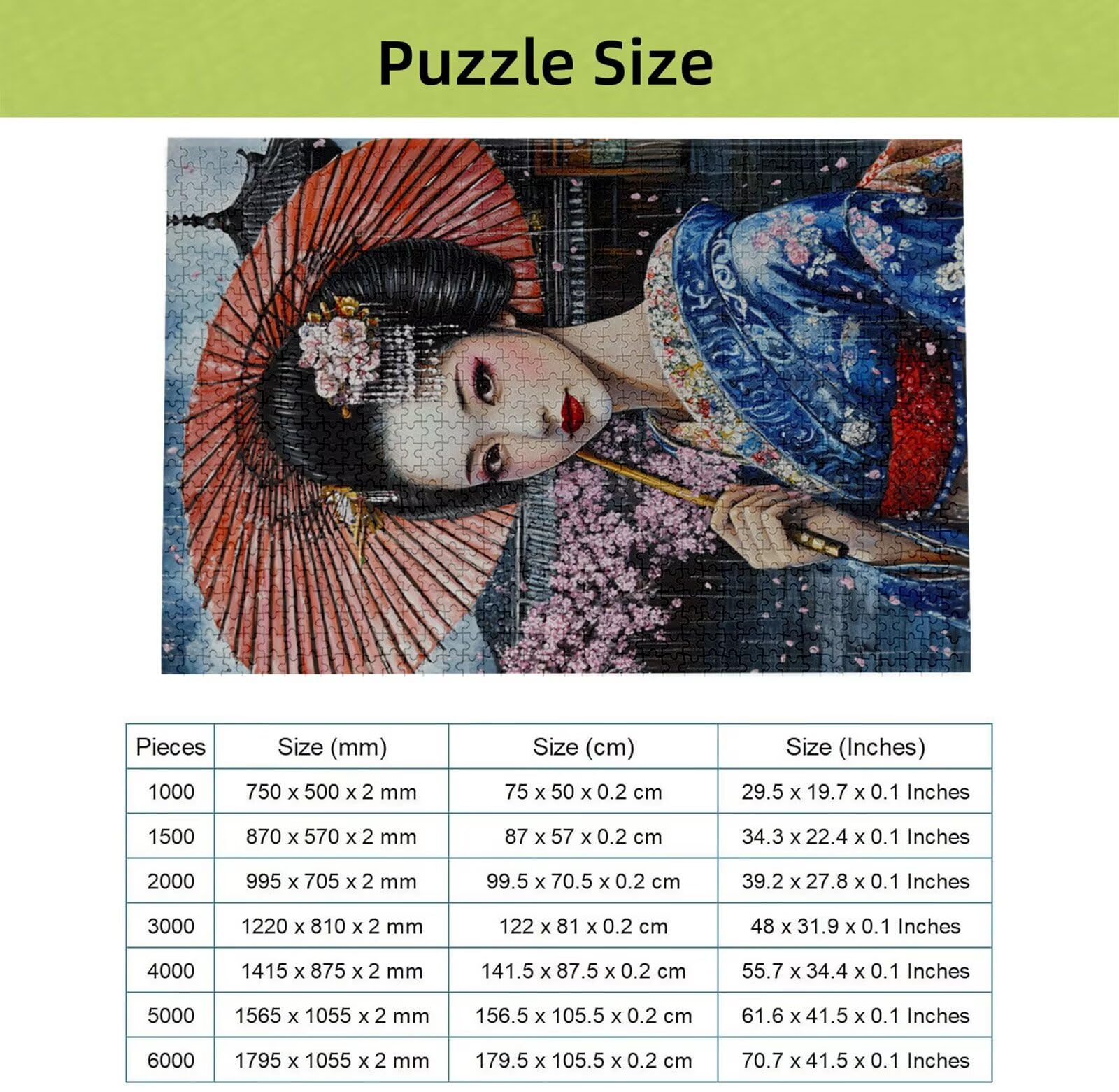 Puzzle 4000 Pièces Japon, Puzzle 4000 Pièces Adultes et Enfants, Puzzles Bois avec Une Boîte d'emballage Exquise, Jeu Éducatif Puzzles Femme, Noël Decoration Maison, Cadeau Femme, Cadeau Homme H-7246