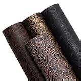David accessories Bump Texture Faux Leather Sheet 4 Pcs 7.7