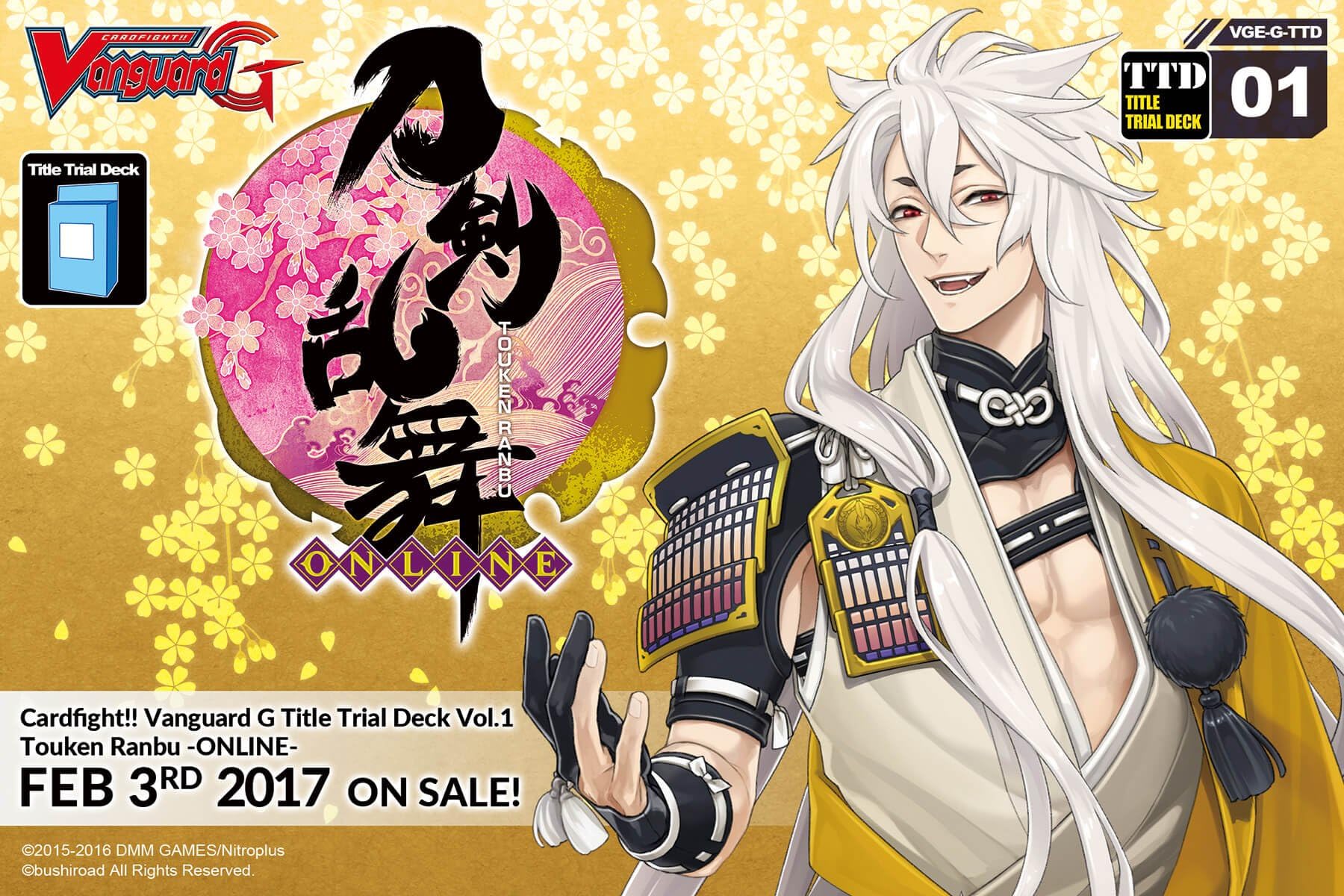Yu-Gi-Oh! Touken Ranbu -ONLINE- G Title ENGLISH Trial Deck
