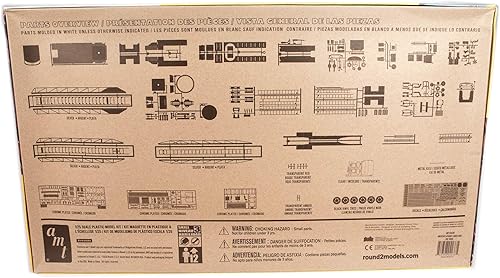 Miniatura 2 de AMT Desconocido American Lafrance Ladder Chief Fire Truck 125th Scale Model Kit, rojo (AMT1204)