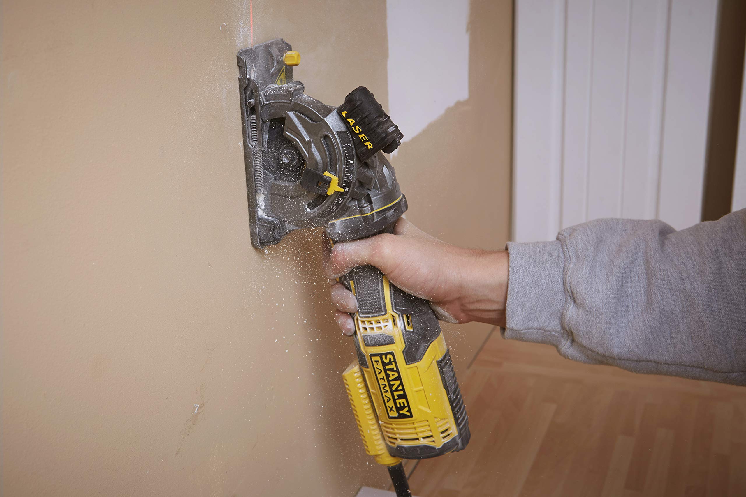 STANLEY FME380K-QS Mini-Sierra Circular de Mano 650W 89mm, 650 W
