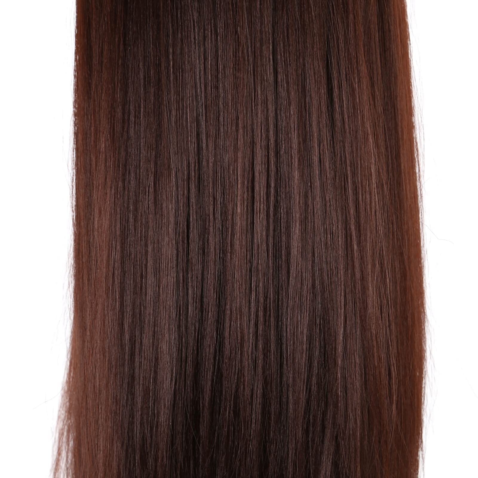 Trintion Frisierkopf Trainingsköpfe Übungskopf Friseur 24" Synthetik Haar Trainingskopf Frisurenkopf Puppenkopf Frisierkopf Halter mit DIY Haar Zubehör Styling Set