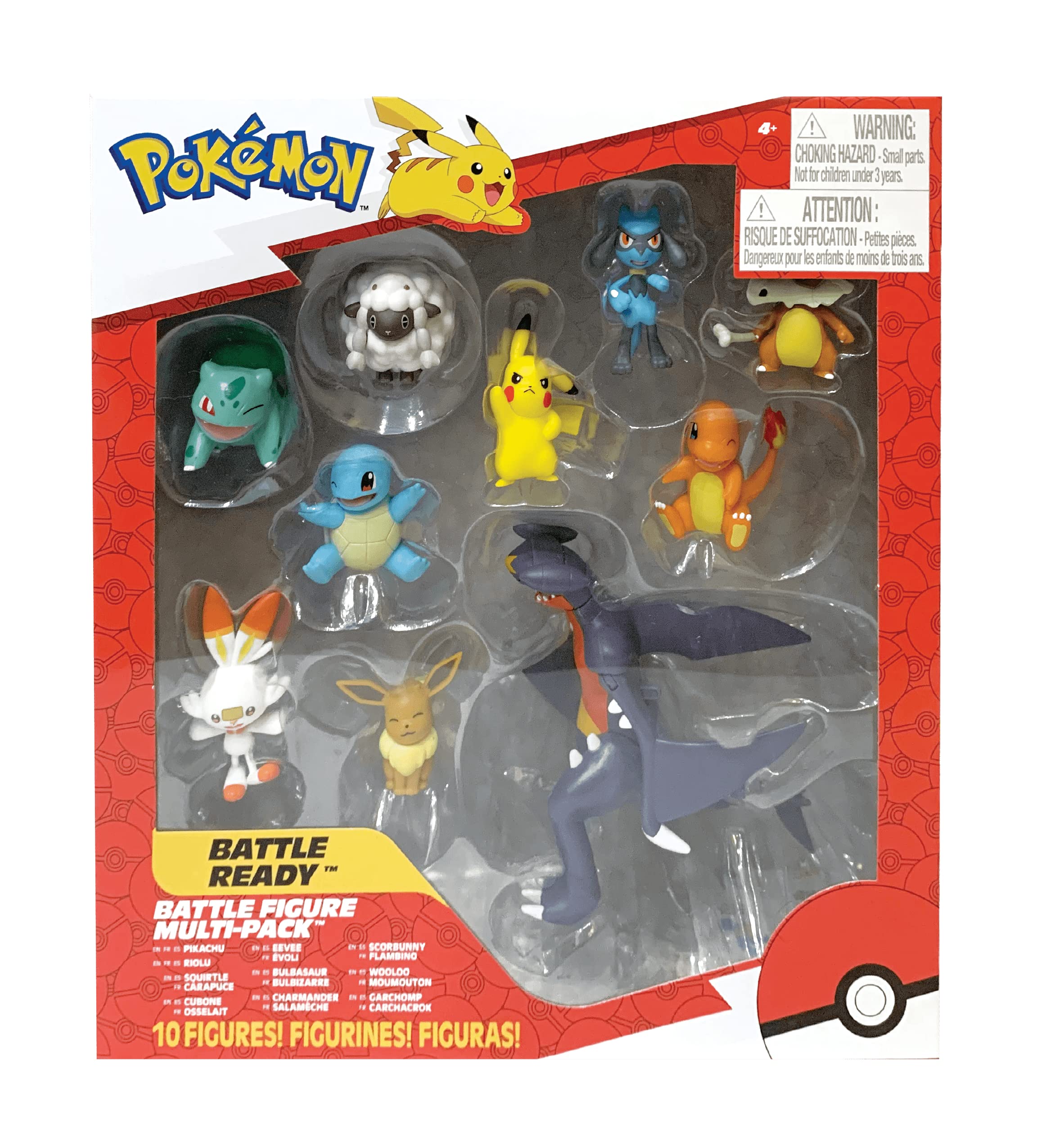 Buy Pokemon Figures Set 10 Pieces 511 cm Pokémon Figures Garchomp, Pikachu, Charmander