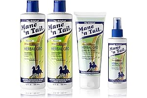 Herbal Gro 4-Piece Main and Tail Shampoo and Conditioner Set