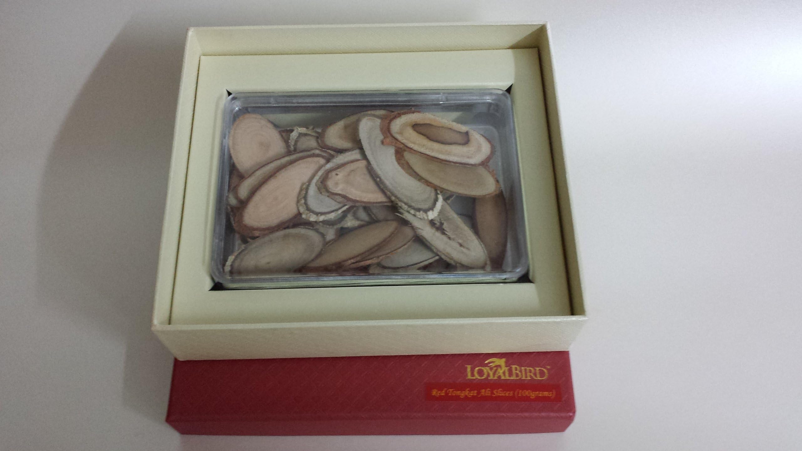 100% Pure Red Tongkat Ali Root Slices 100grams