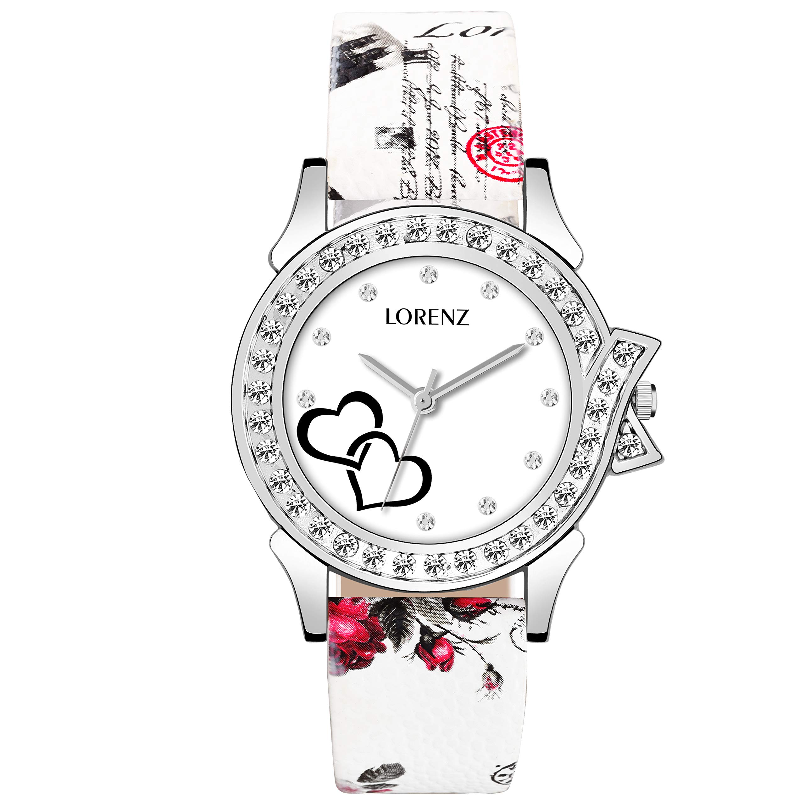 LORENZ AS-55A Modish Look Heart Dial Watch for Women|Watch for Girls (B07S2KMNWH) Amazon Price History, Amazon Price Tracker