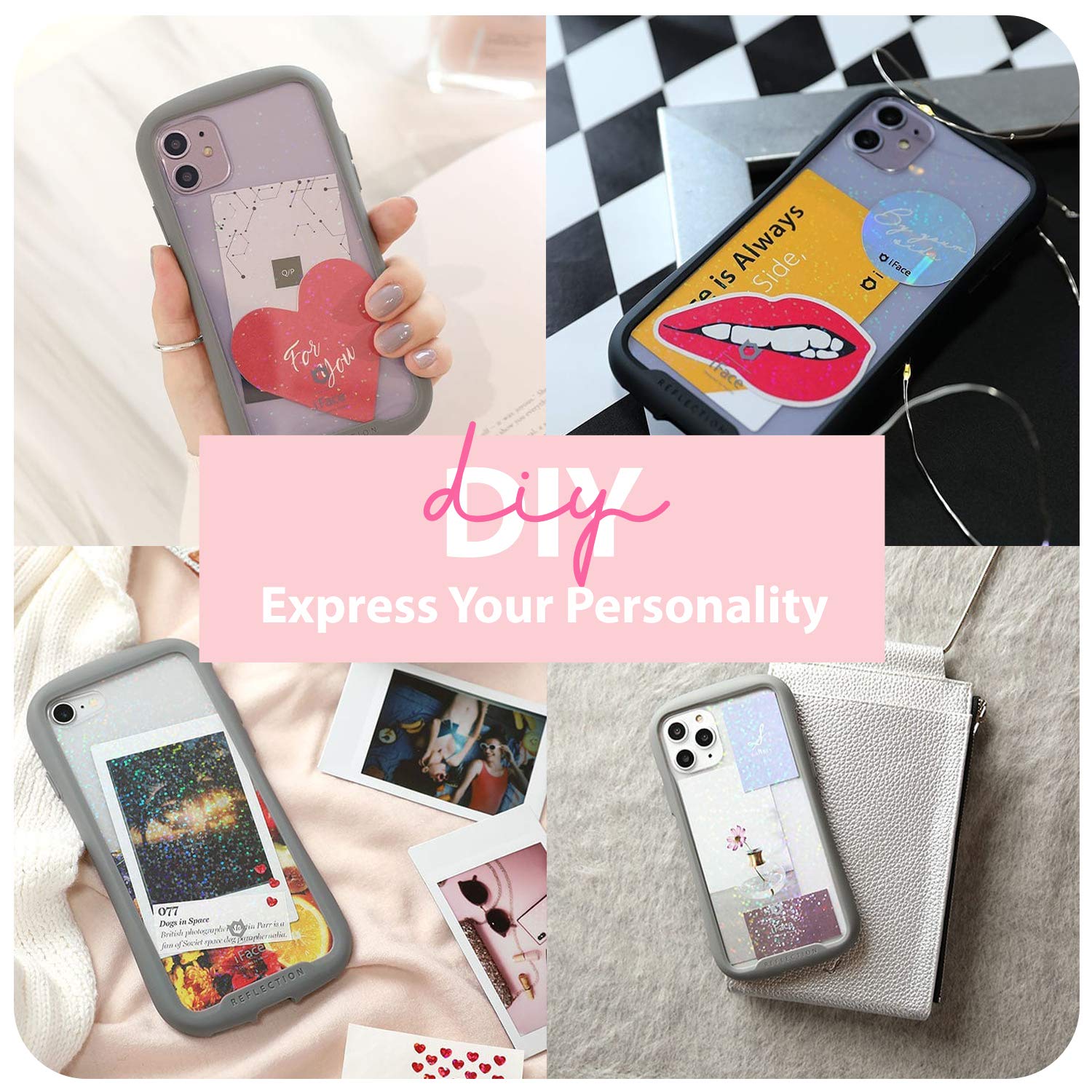 Custodia IFace Reflection Per IPhone 13 Pro Con Vetro Temperato 9H E Paraurti TPU - Blu Navy