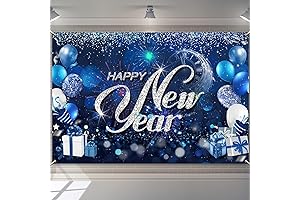Mesmerizing Happy New Year Decor 2024 Backdrop
