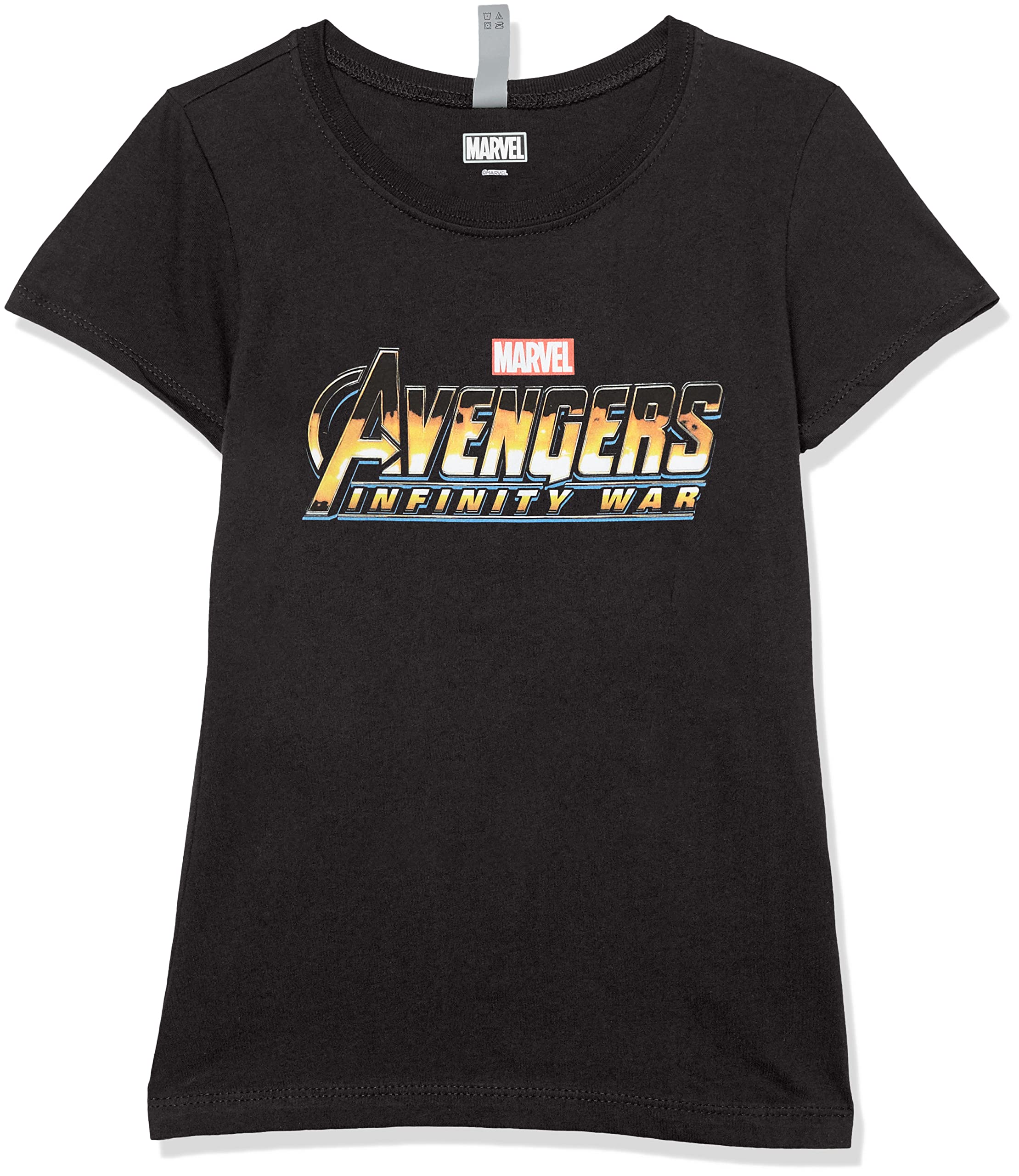 T-shirt Infinity Marvel fille noir XL ample et confortable