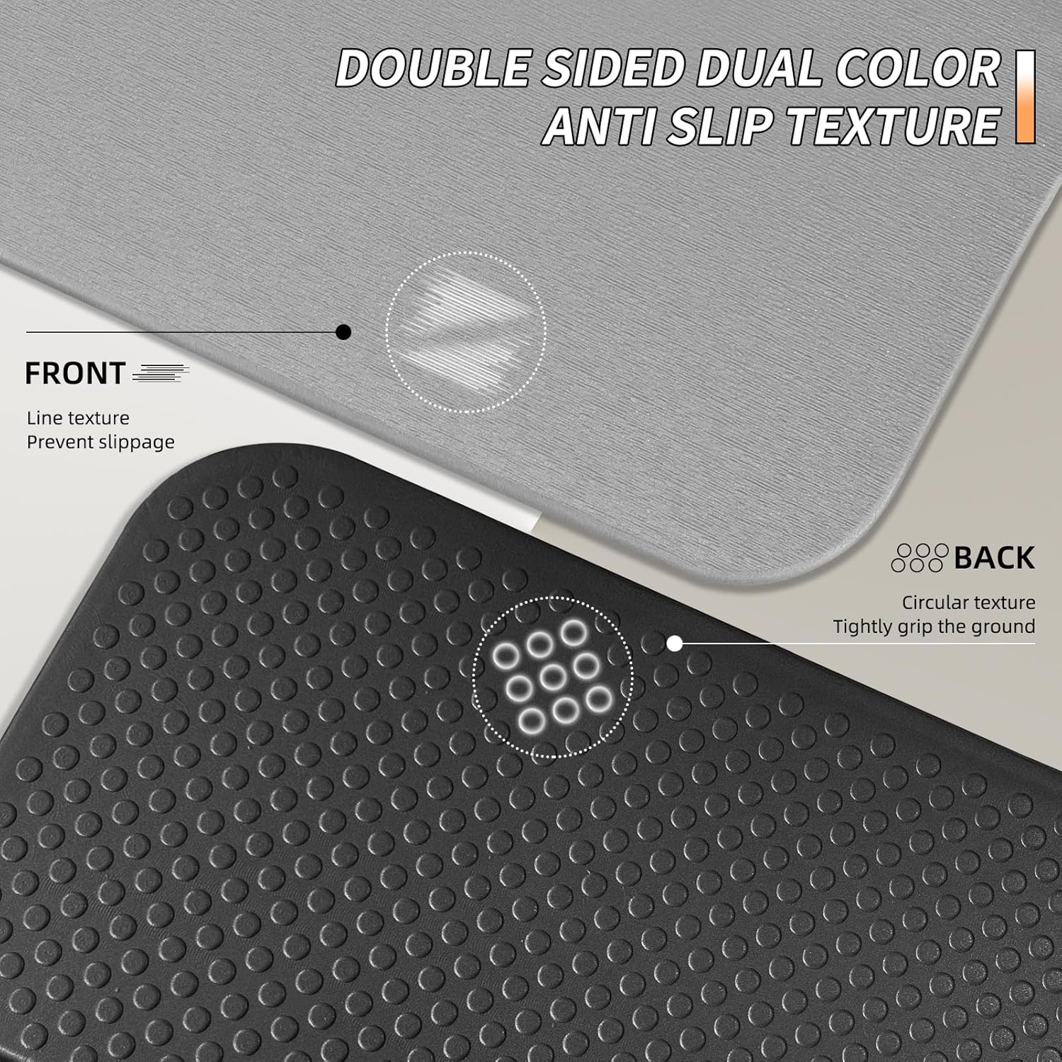 Foldable Fitness Yoga Mat | 2/5" (10MM) Extra Thick | SGS Certified Non-Slip TPE | 75x26" Extra Long-Wide | Portable & Easy Store | for Yoga, Pilates, Home Gym & Full-Body Workouts - Image 4