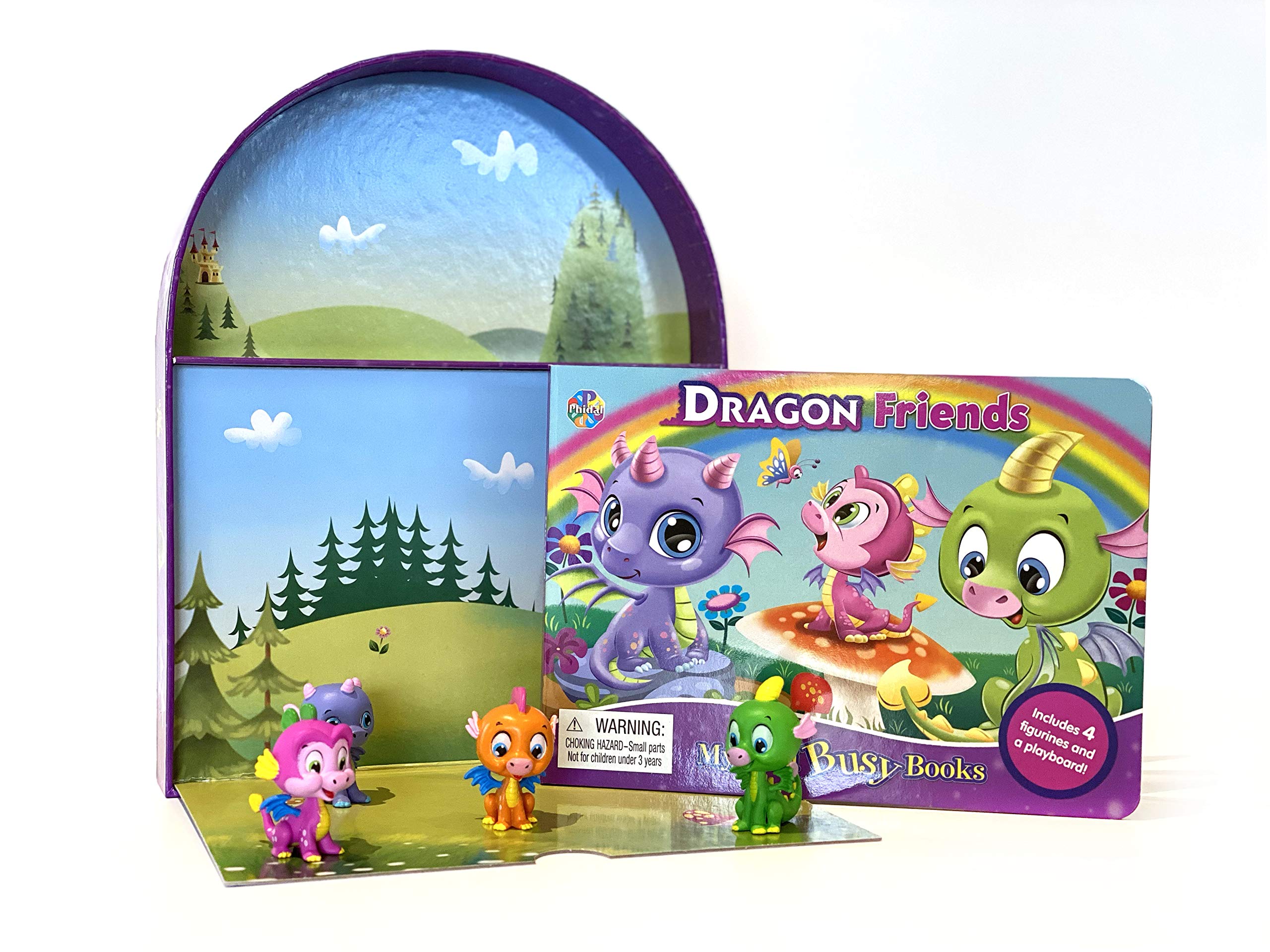 Phidal DRAGON FRIENDS MINI BUSY BOOKS