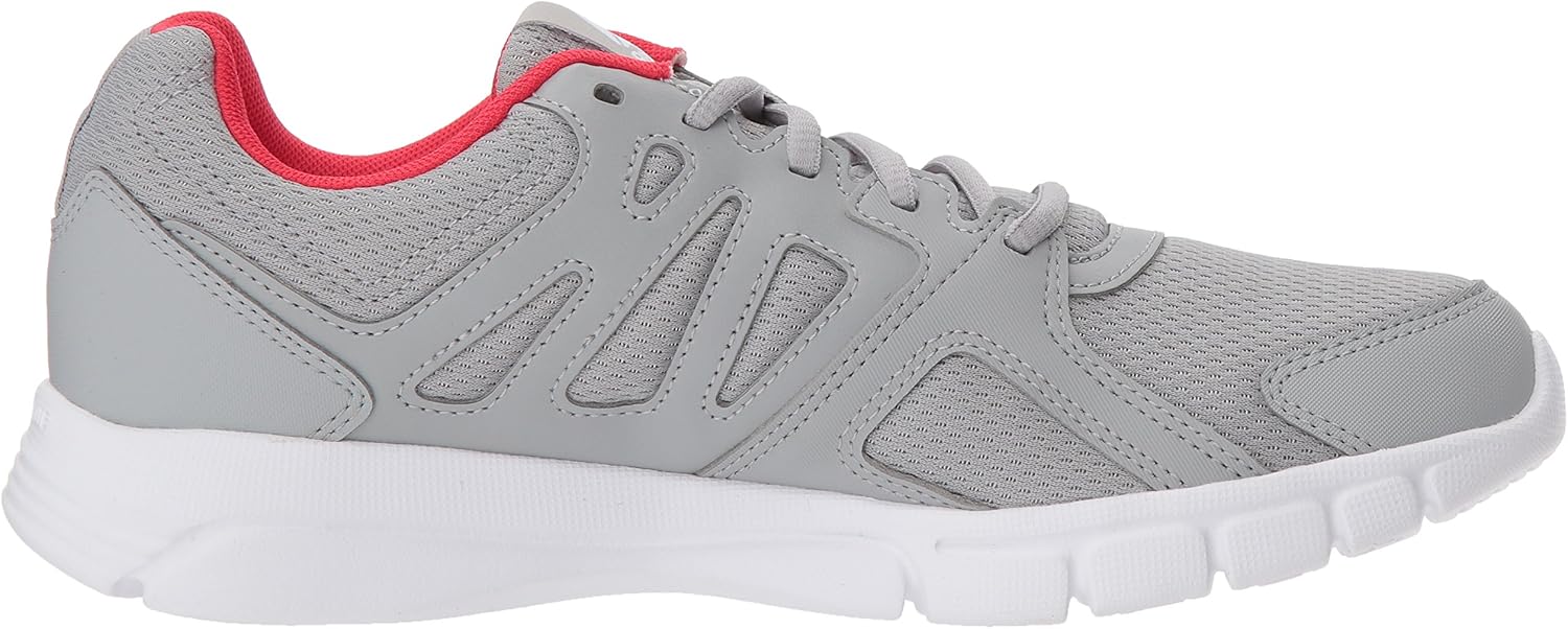 Reebok Men's Trainfusion Nine 3.0 Sneaker, Stark Grey/White/Primal red, 8 M US