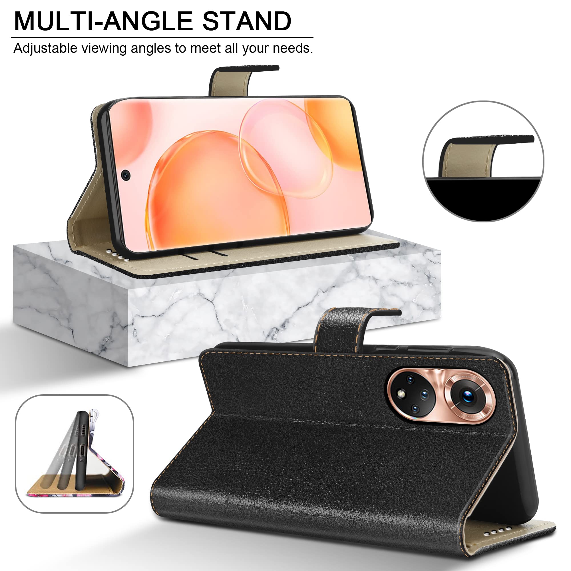 Case For Honor X6B Smart 200 90Lite Pro X7B X6A Leather Wallet Stand Phone Cover - Picture 22 of 102