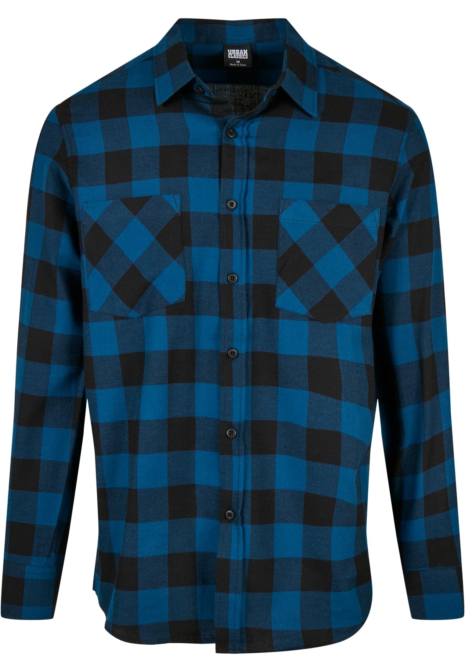 Urban Classics Herren Checked Flanell Shirt