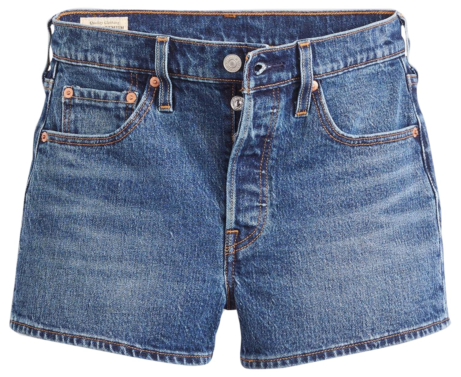 Levi's Women's 501 Original Denim Shorts 31W Broken Midnight No D