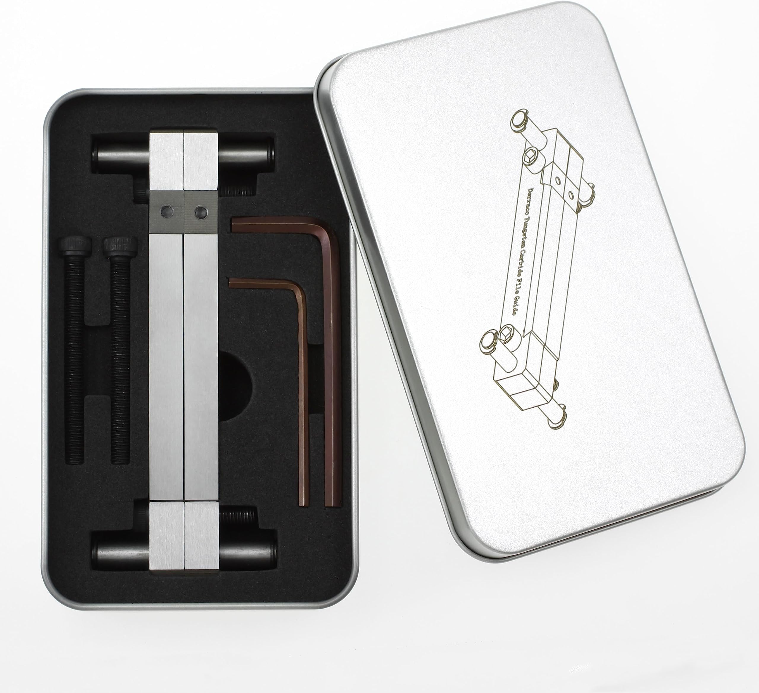 Tungsten Carbide File Guide for knife maker GEN 2 by Derraco Engineering