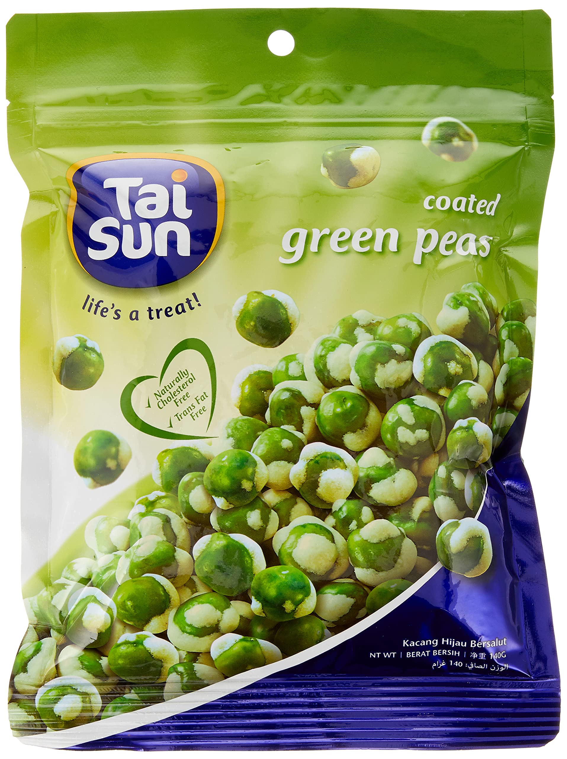 Tai Sun Coated Green Peas 140g (Pack of 4)