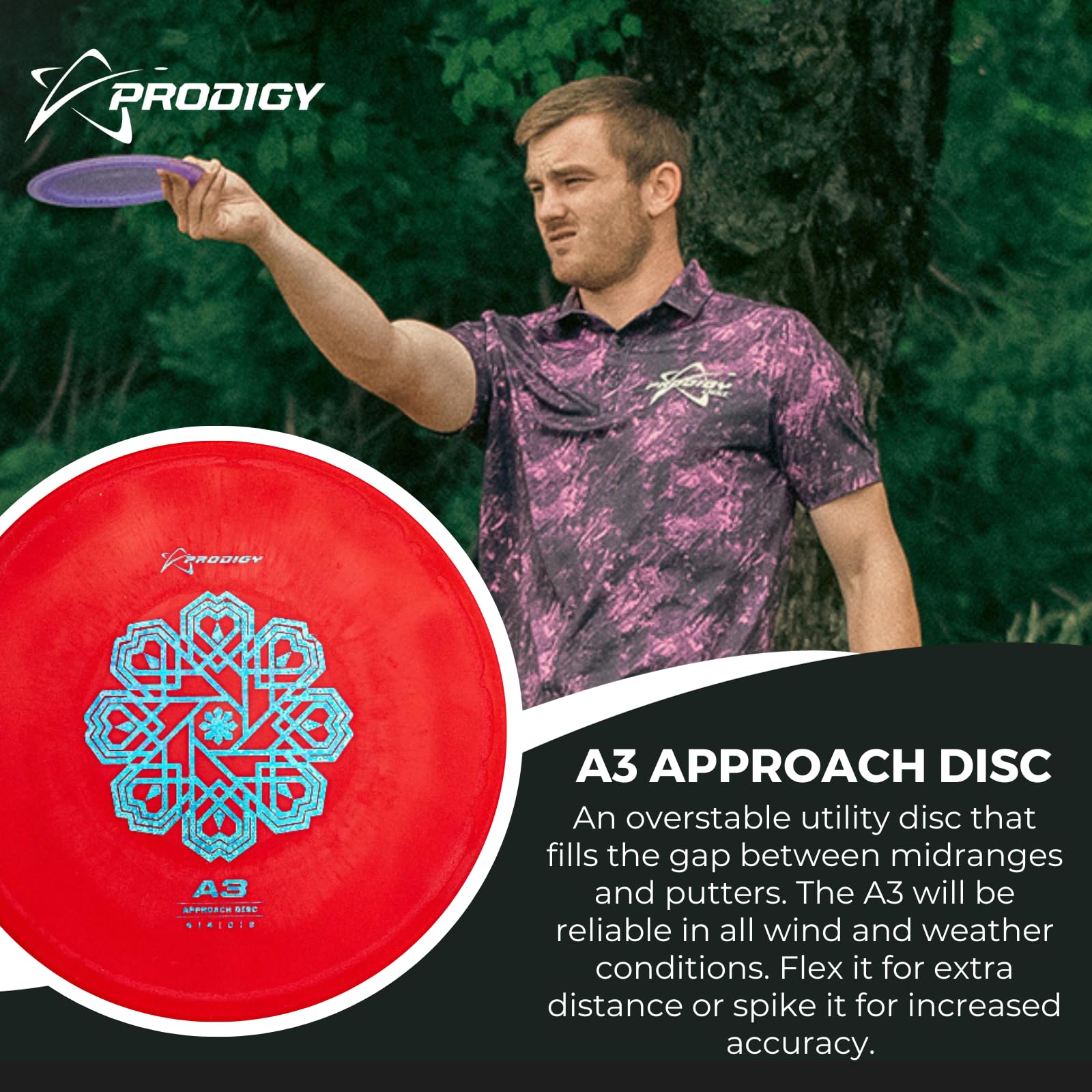 Prodigy Disc Set da 200 dischi da golf in plastica | Set di dischi da golf per principianti | Set di 4 dischi | Include putter, midrange, driver fairway, driver di distanza, mini dischi da golf | Set