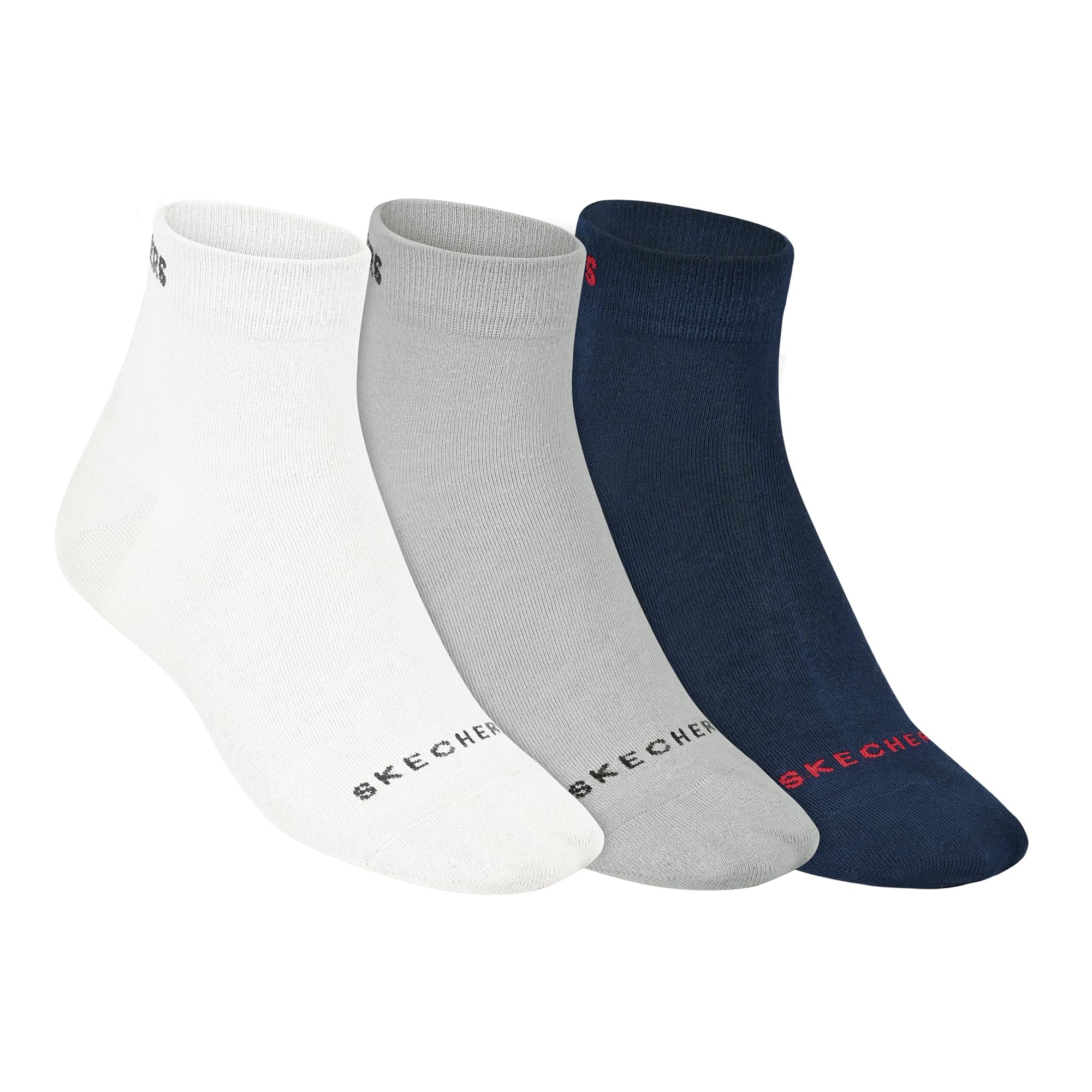 Men's Calf Socks-3pk Mens Non Terry Bamboo AnkTRUE-image-44
