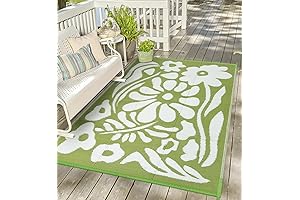 Uphome Outdoor Plastic Straw Rug: Perfect for Fun Outdoor Adventures