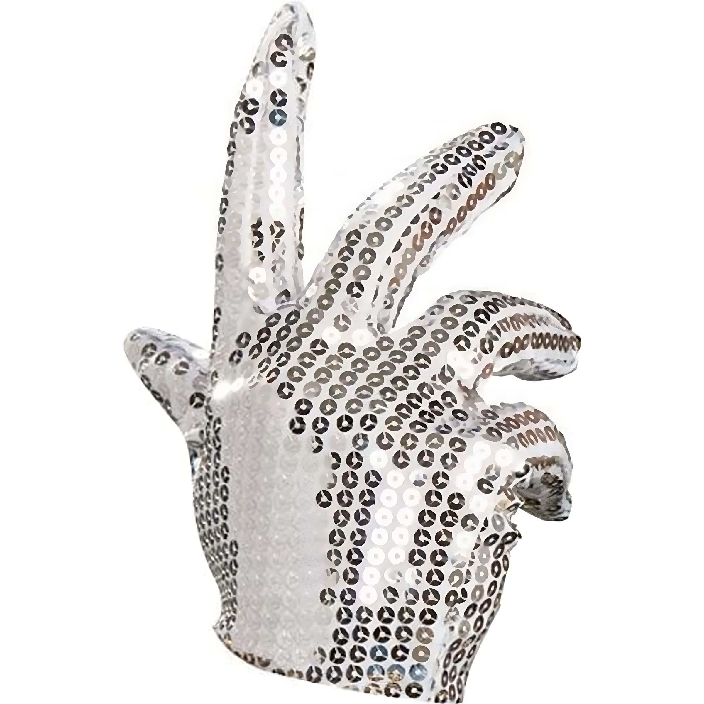 Michael Jackson LIGHTS UP 手袋 Lサイズ Non Light Up Michael Jackson Right Hand Sequin Glove | Amazon.com.br