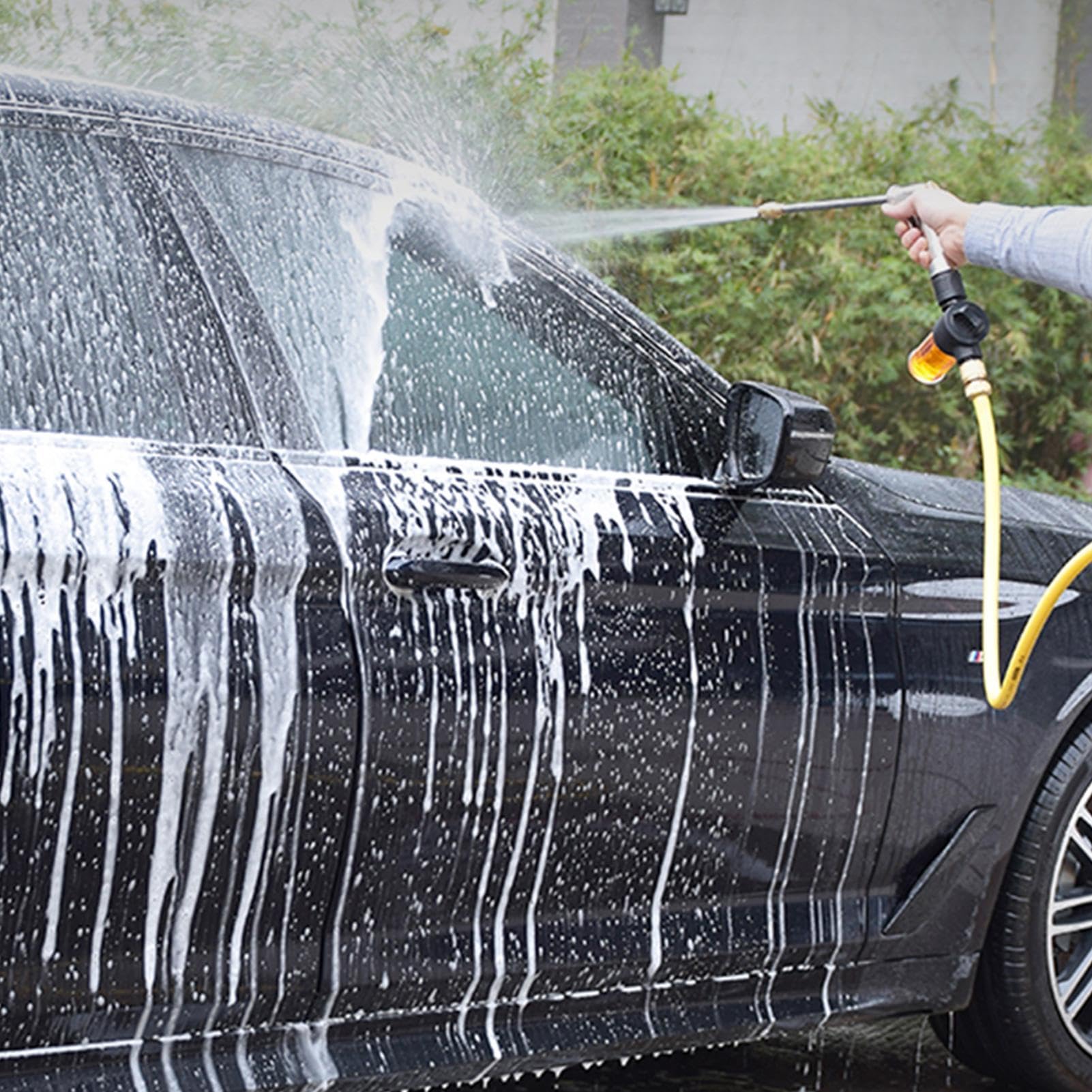 Spruzzatore Di Schiuma Per Lavaggio Auto - Con Vaso Trasparente, 3 Modalità - Per Giardino E Irrigazione