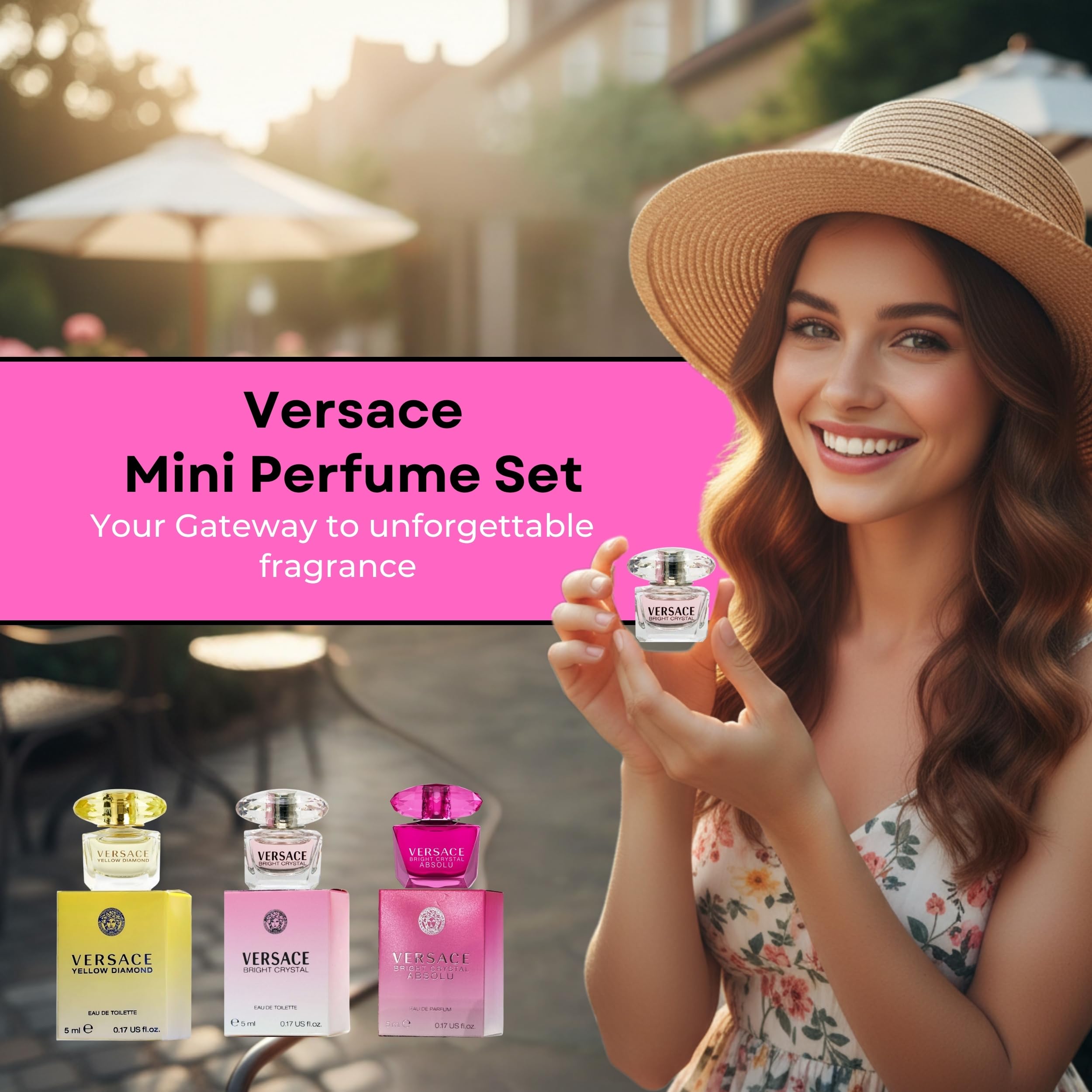 Amazon.com : Versace 3-piece Miniatures Fragrance Collection