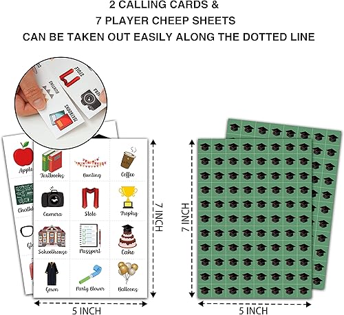 Miniatura 3 de Tarjetas de bingo de graduación juego de graduación para 24 jugadores juegos de fiesta de graduación para familiares amigos actividades escolares