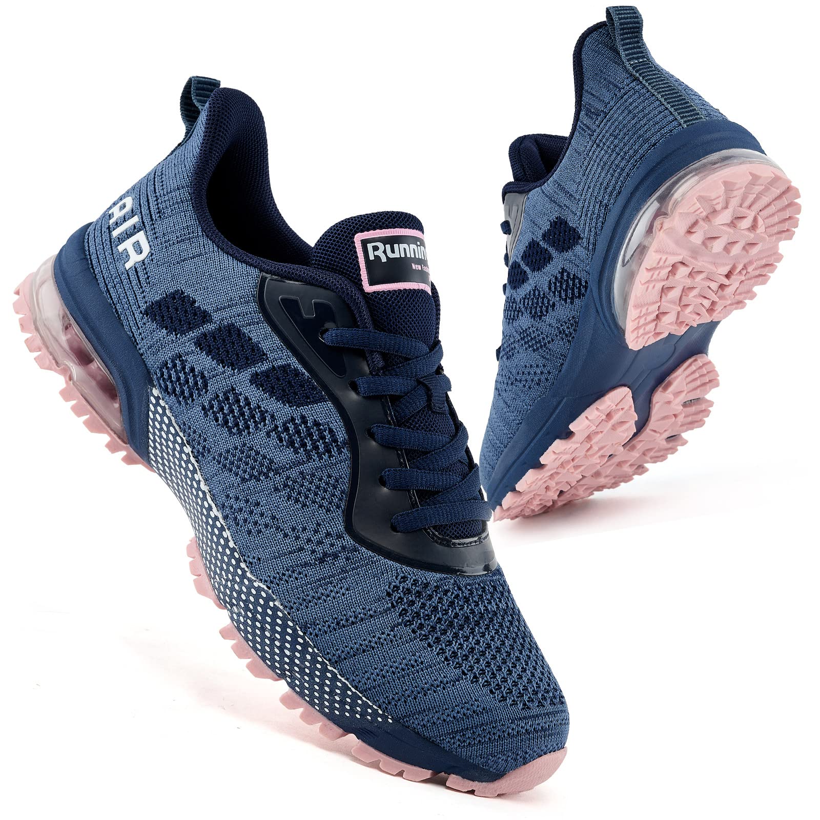 Women's Sneakers Air Running Shoes - Non Slip Tennis Shoes Women Breathable Lightweight Walking Shoe