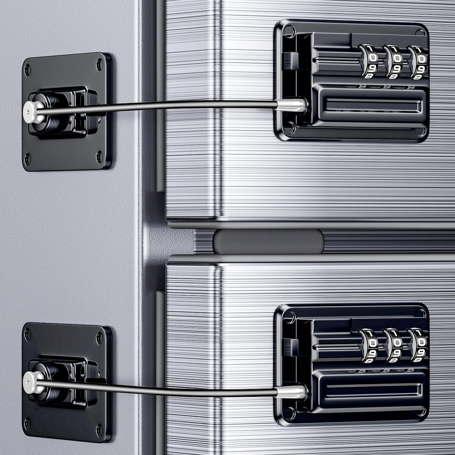 Upgraded Refrigerator Combination Locks- Changeable Password Fridge Locks for Kids Toddlers and Children