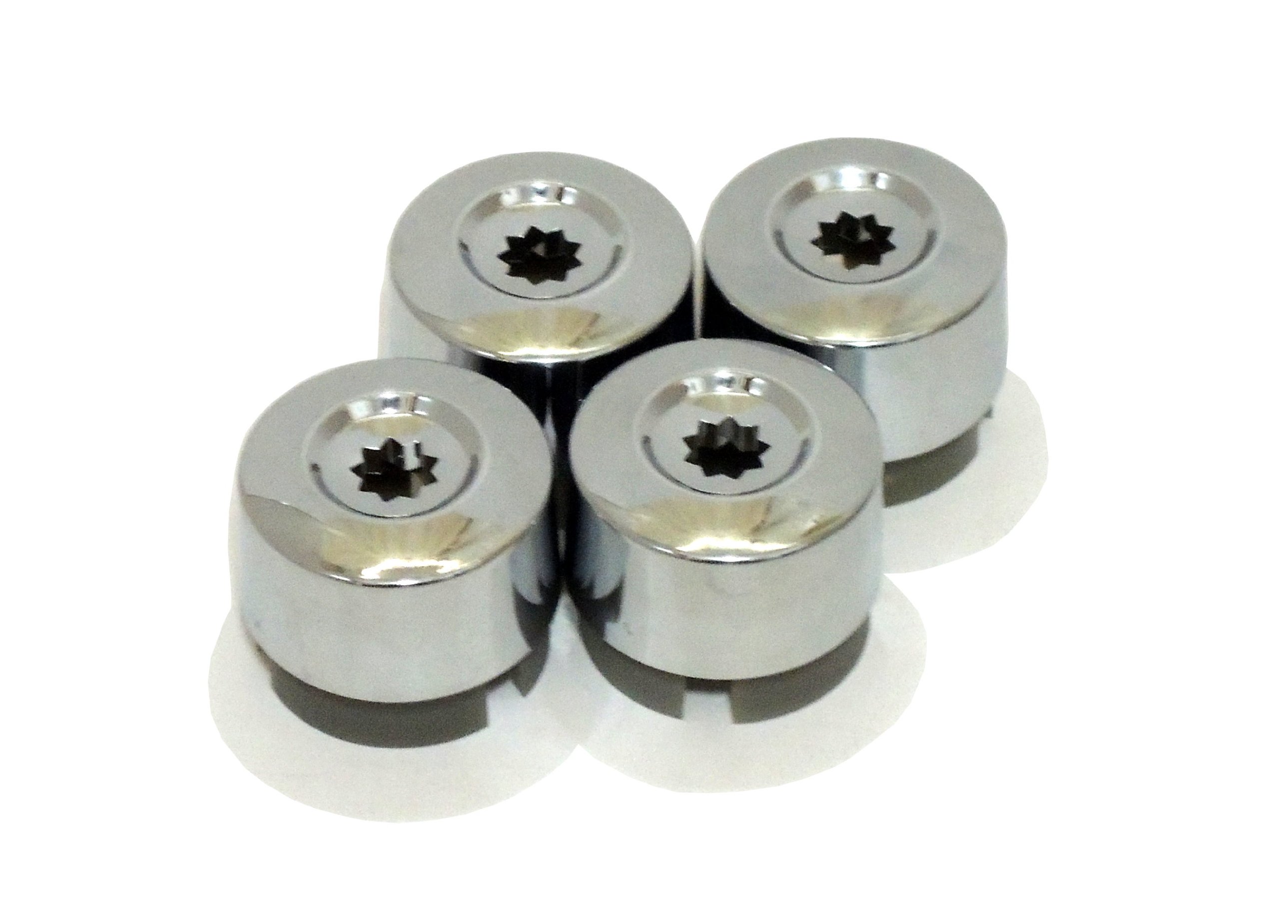 Wheel Lug Bolt Cap 7L6601173A Set Of 4PCS For VW