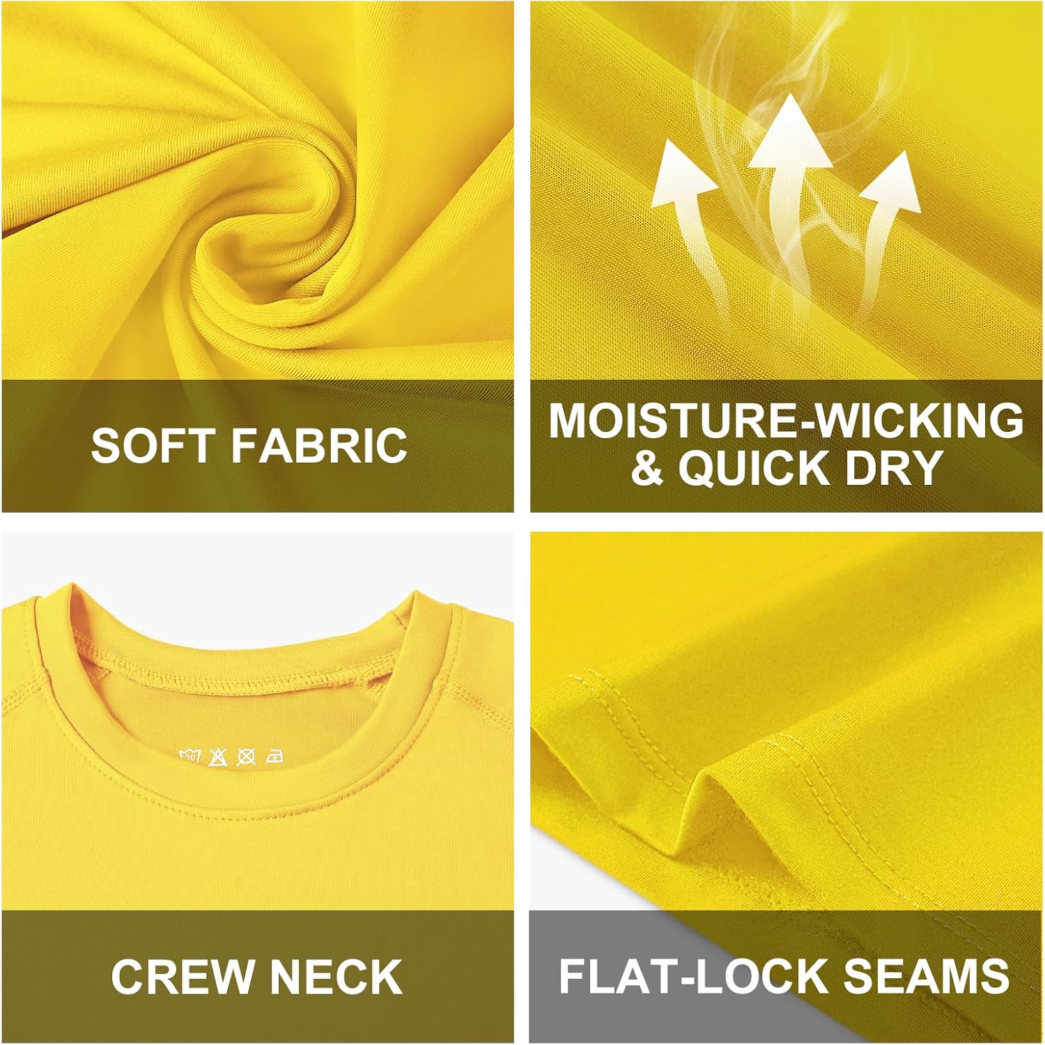 Youth Boys Sleeveless Compression Shirt Basketball Football Undershirt Quick Dry Kids Athletic Tank Tops for Workout - Image 4