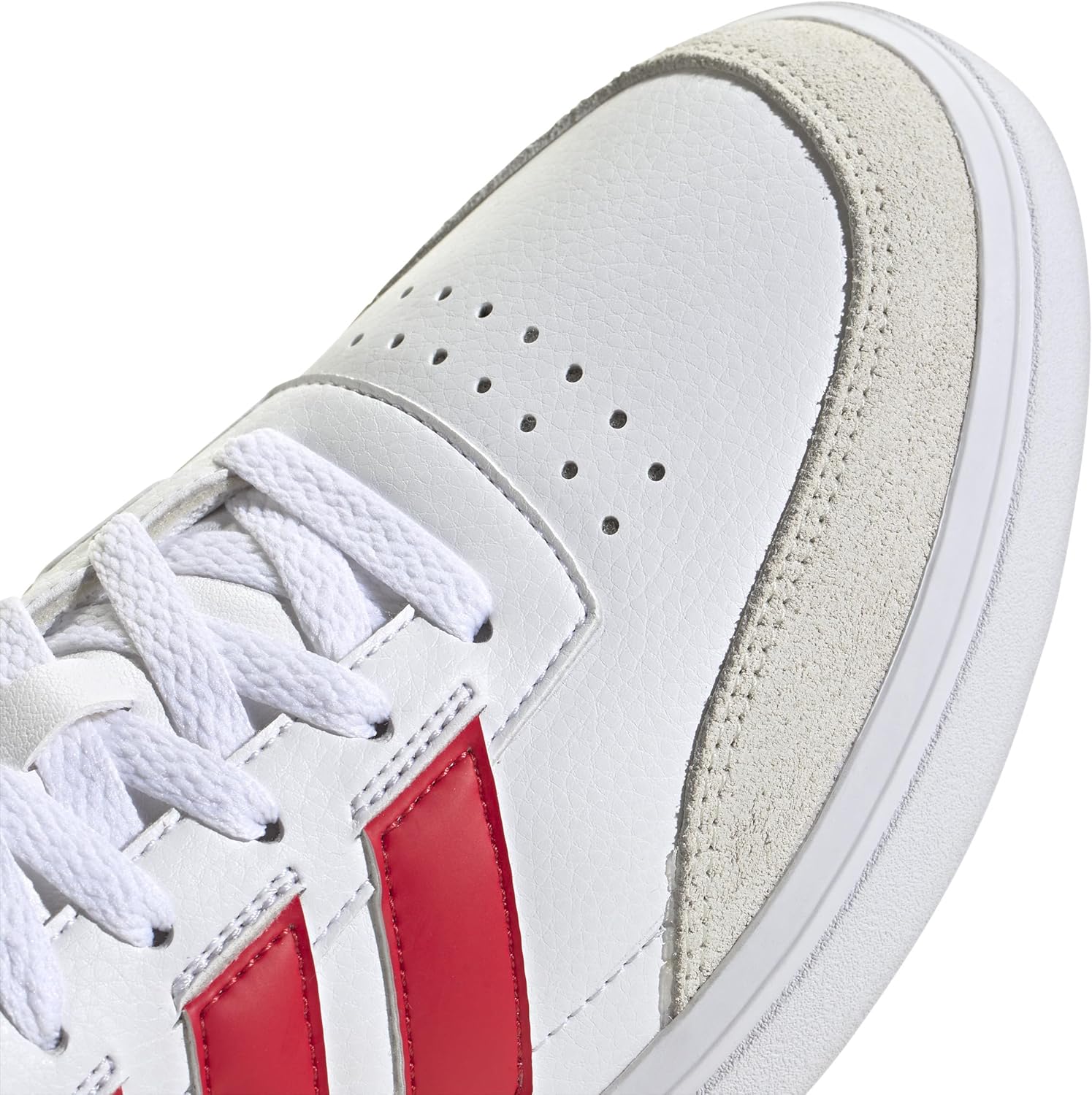 adidas Courtblock Shoes, Scarpe Uomo 44 EU Cloud White Pure Ruby Off White - Immagine 4