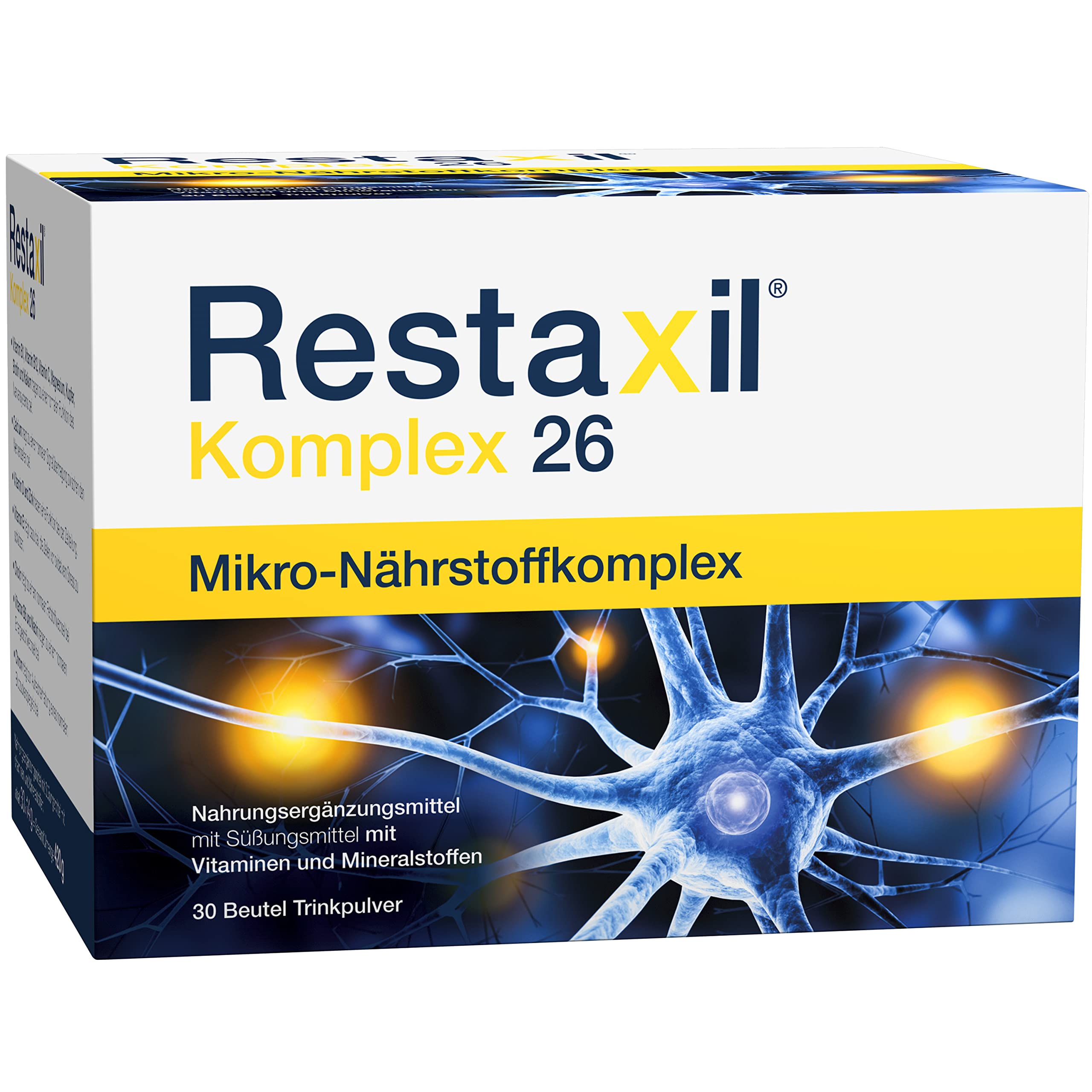 Restaxil Komplex 26 Trinkpulver mit Mikro-Nährstoffkomplex, 30 Sztuka Torba