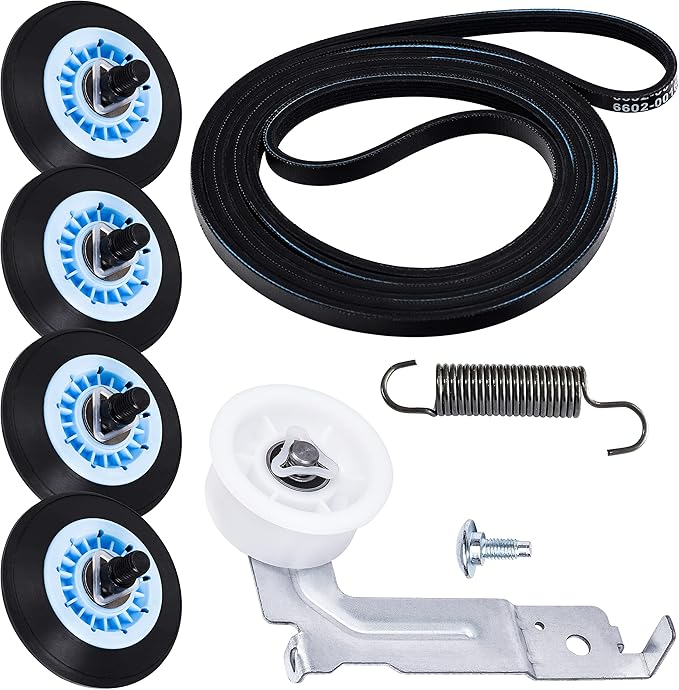 [2023 Upgraded Dual Ball Bearing] DC9300634A Dryer Idler